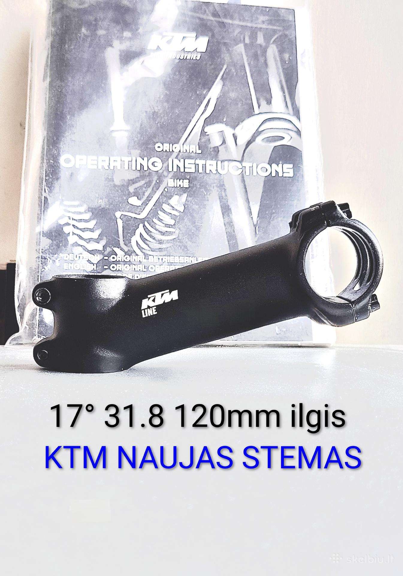 KTM stemas 120mm 31.8 17 gravel miesto MTB e-bike