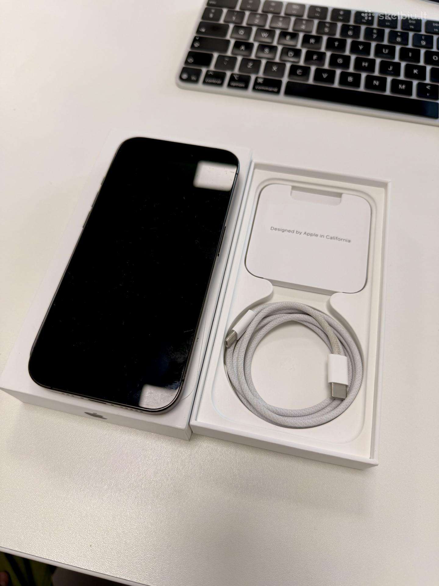 Parduodamas Apple iPhone 15 Pro 256gb