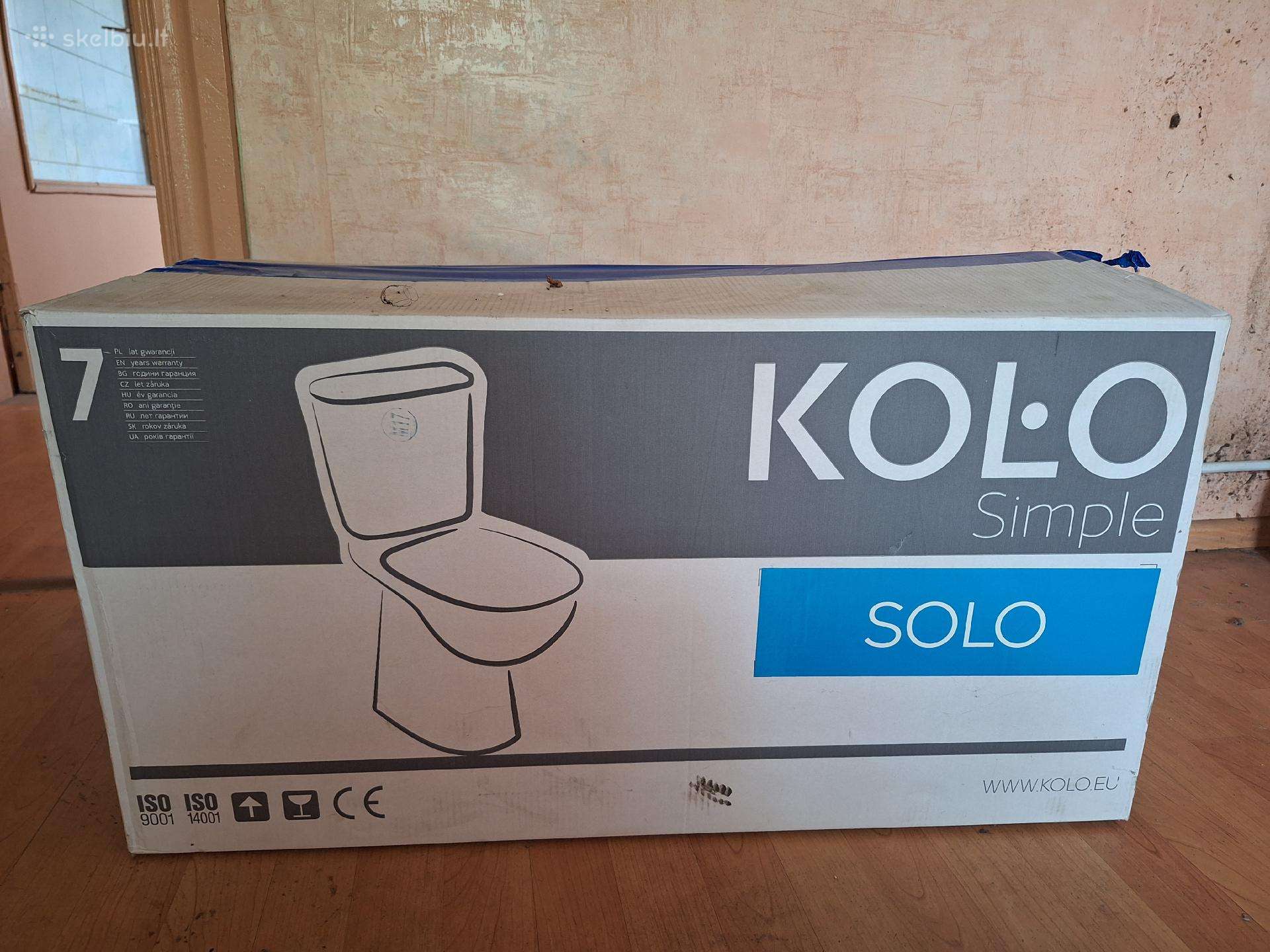 Kolo Solo pastatomo unitazo komplektas