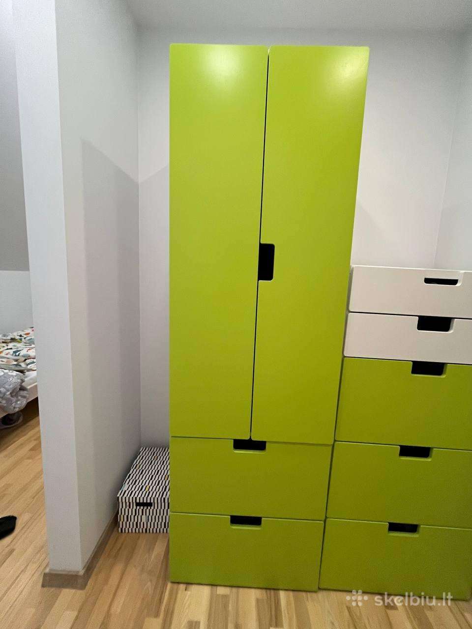 Ikea Stuva / Fritids spinta su stalčiais, žalia
