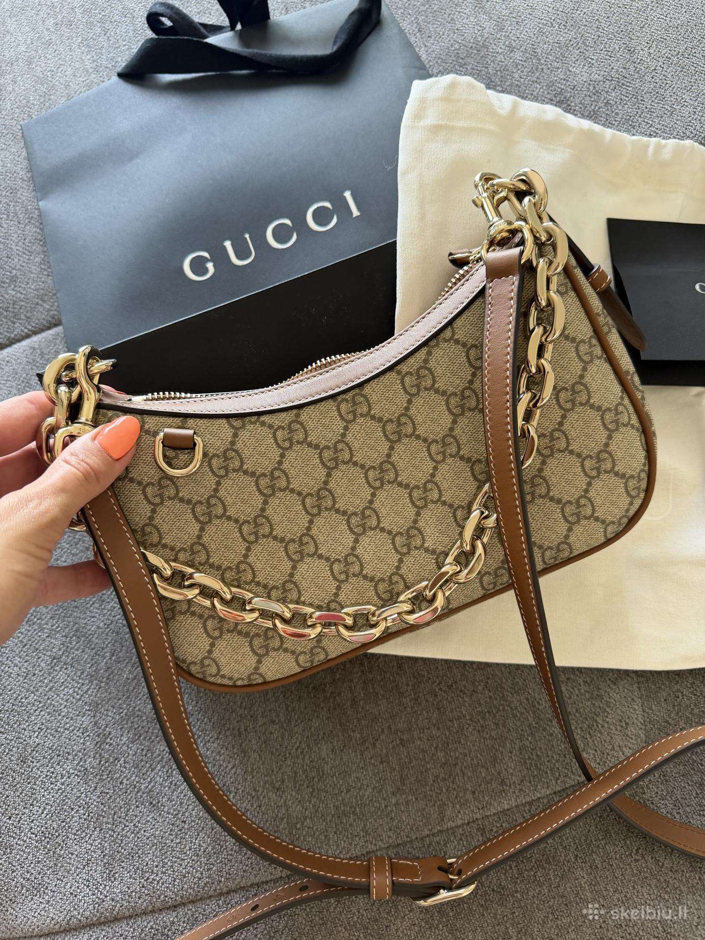 Gucci - Gg Emblem small shoulder bag.