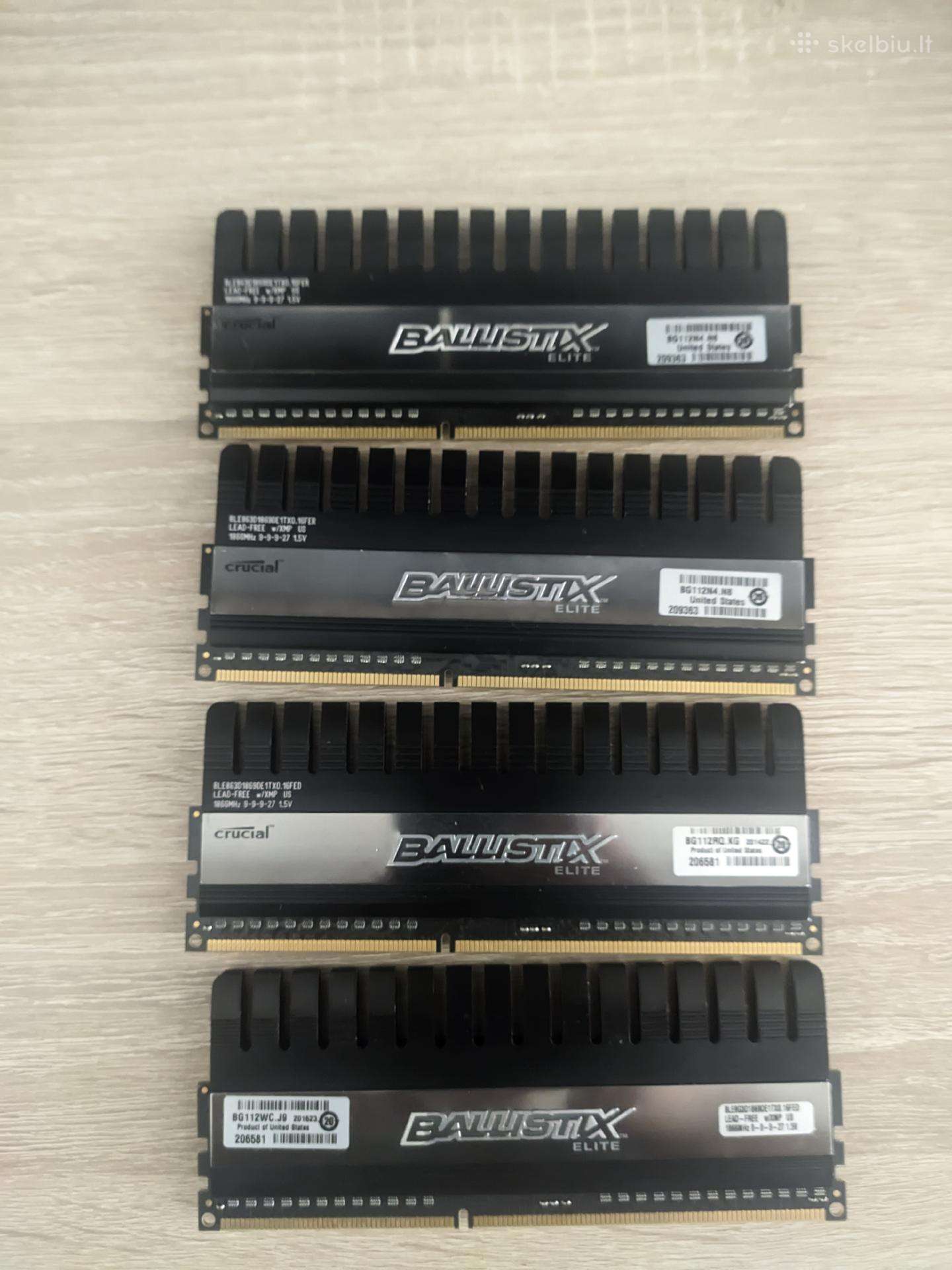 Crucial Ballistix Elite Ddr3 4x8gb 1866mhz