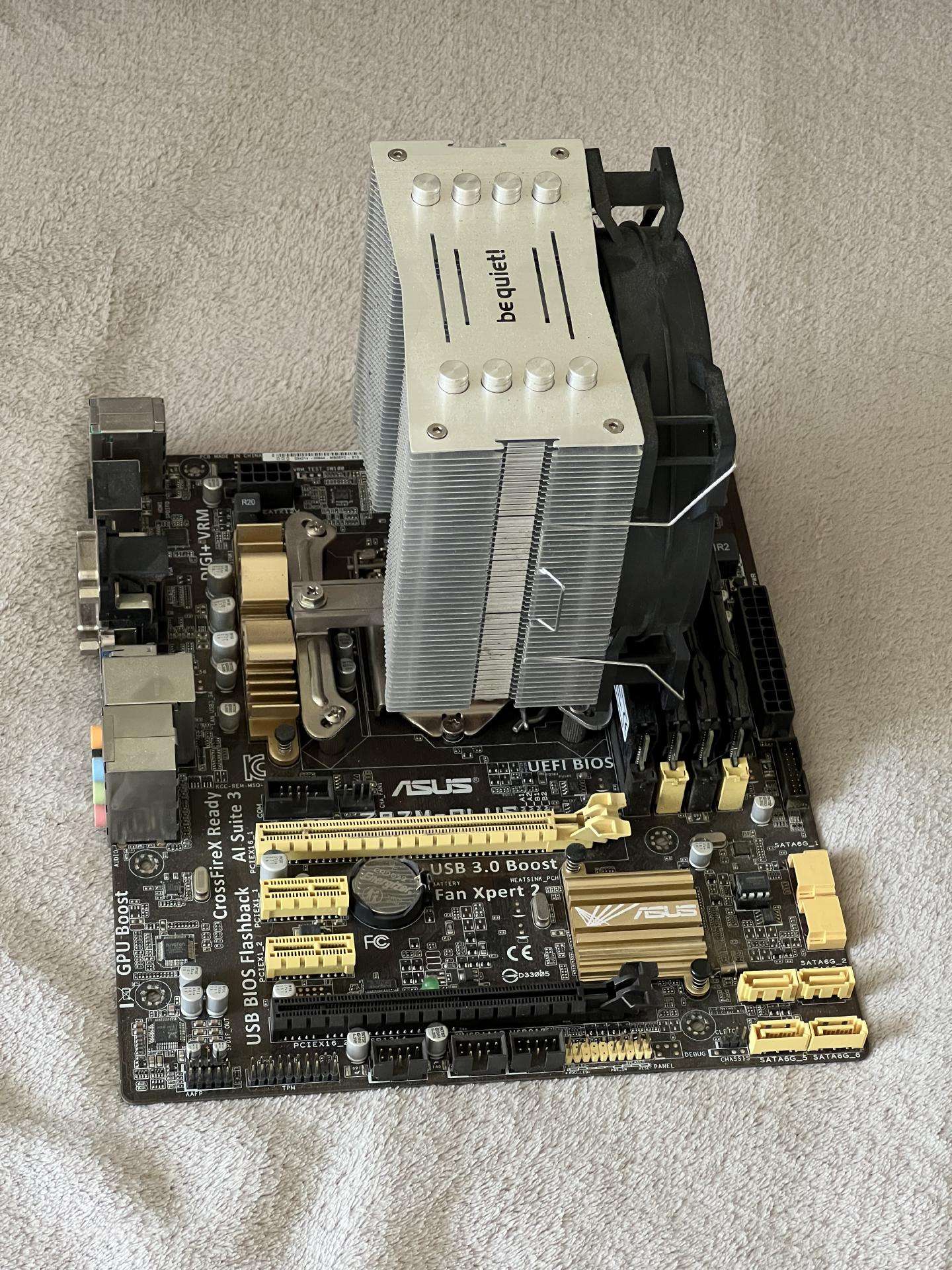 I5-4690k + Asus Z87m-plus + 16gb RAM + Ausintuvas