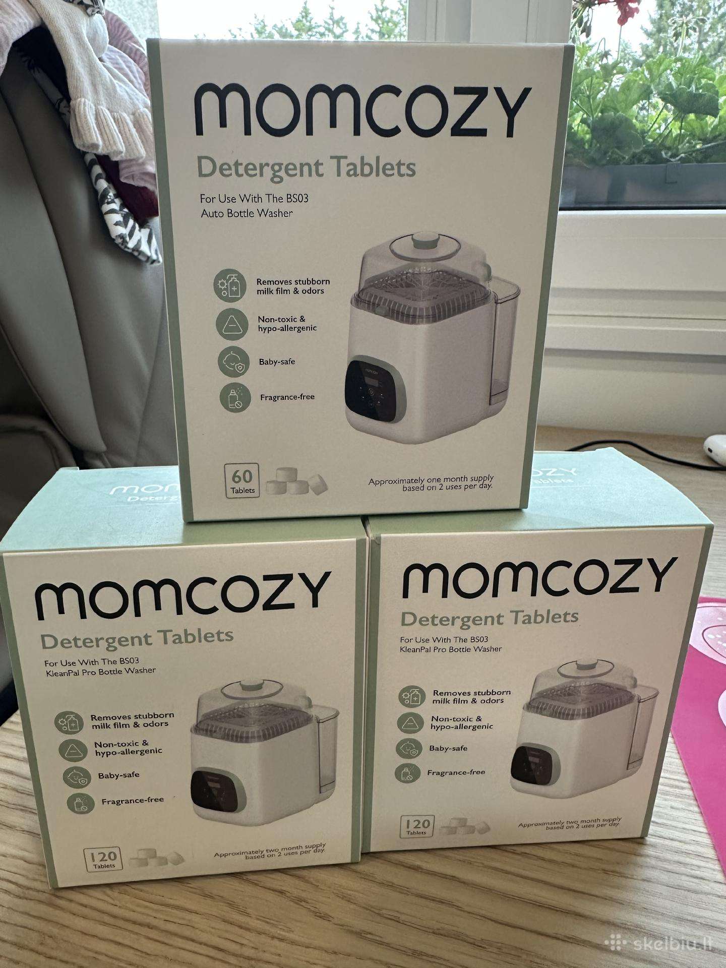 Momcozy detergent tabletės