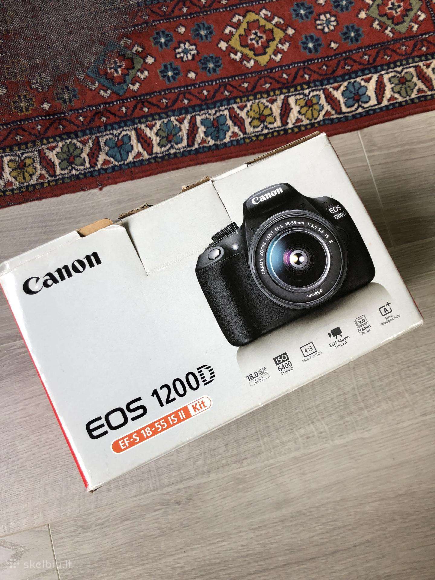 Canon EOS 1200d kamera fotoaparatas veidrodinis