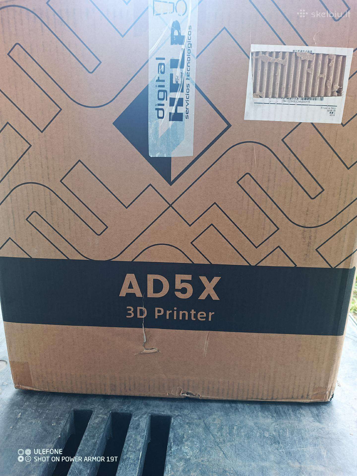 Naujas Flashforge Adventurer 5x (Ad5x)