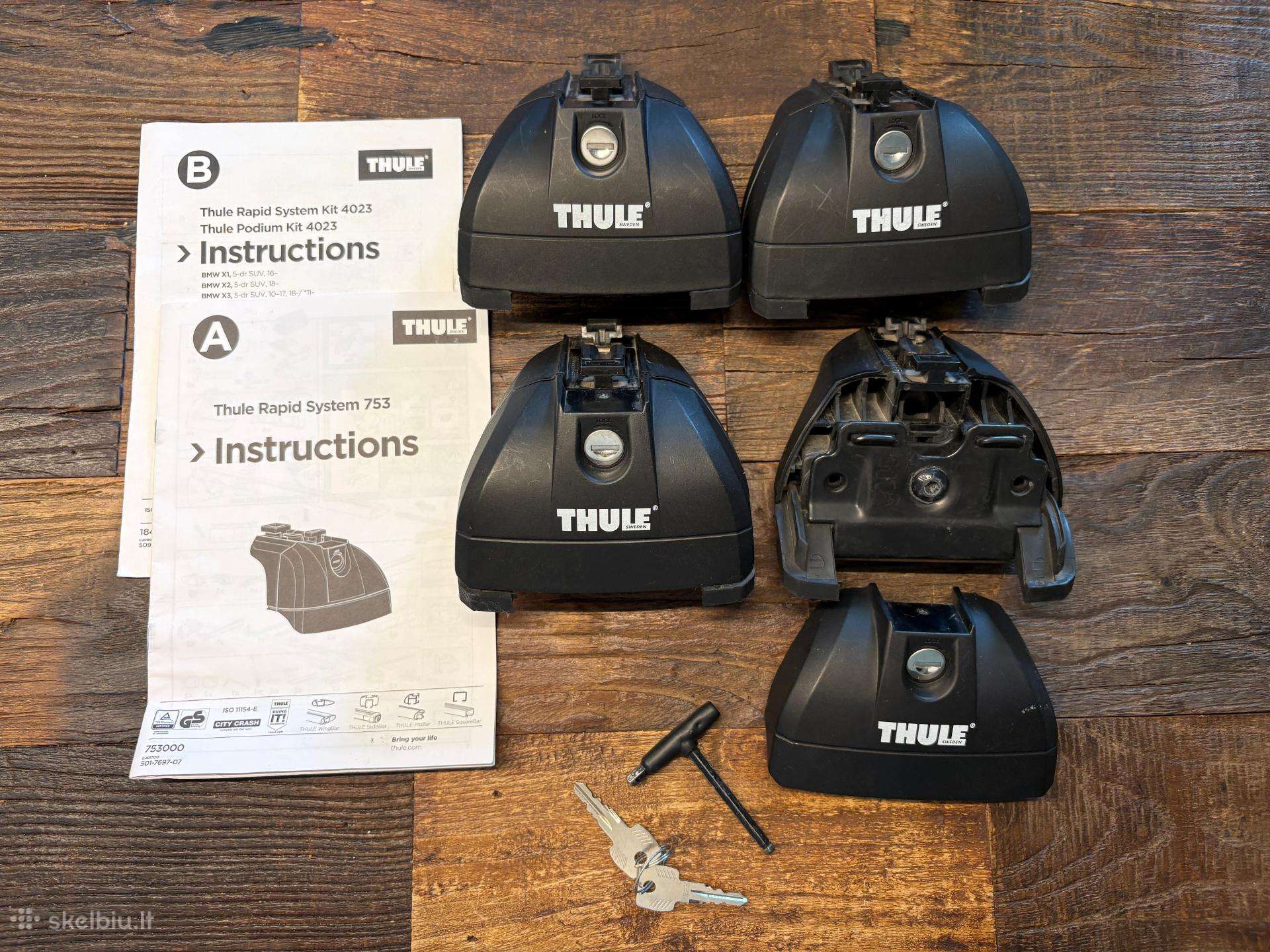 Thule Rapid System 753 + Kit 4023 (Bmw)