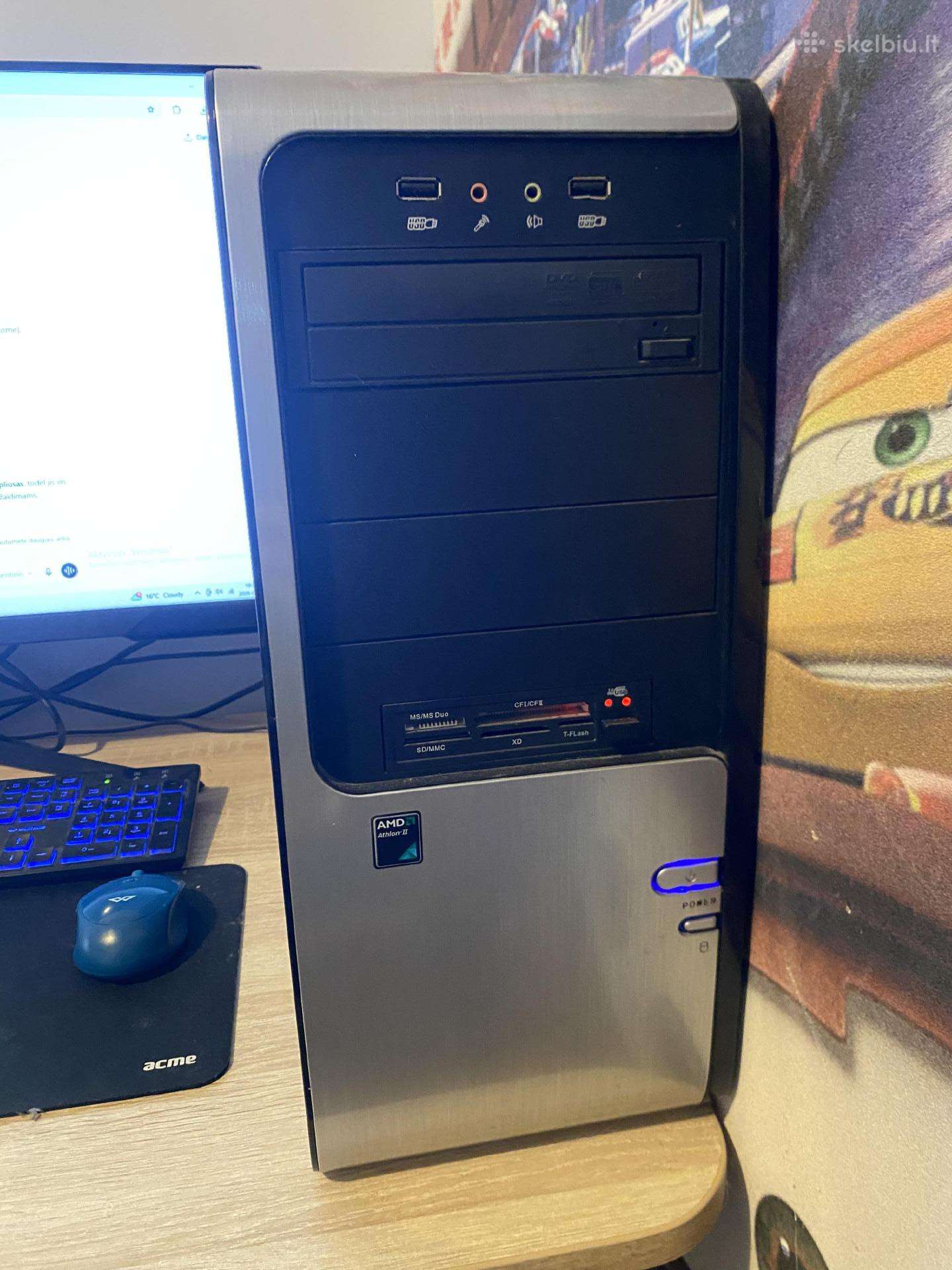 Kompiuteris Gtx 1060 6gb 16gb RAM 1tb SSD WiFi