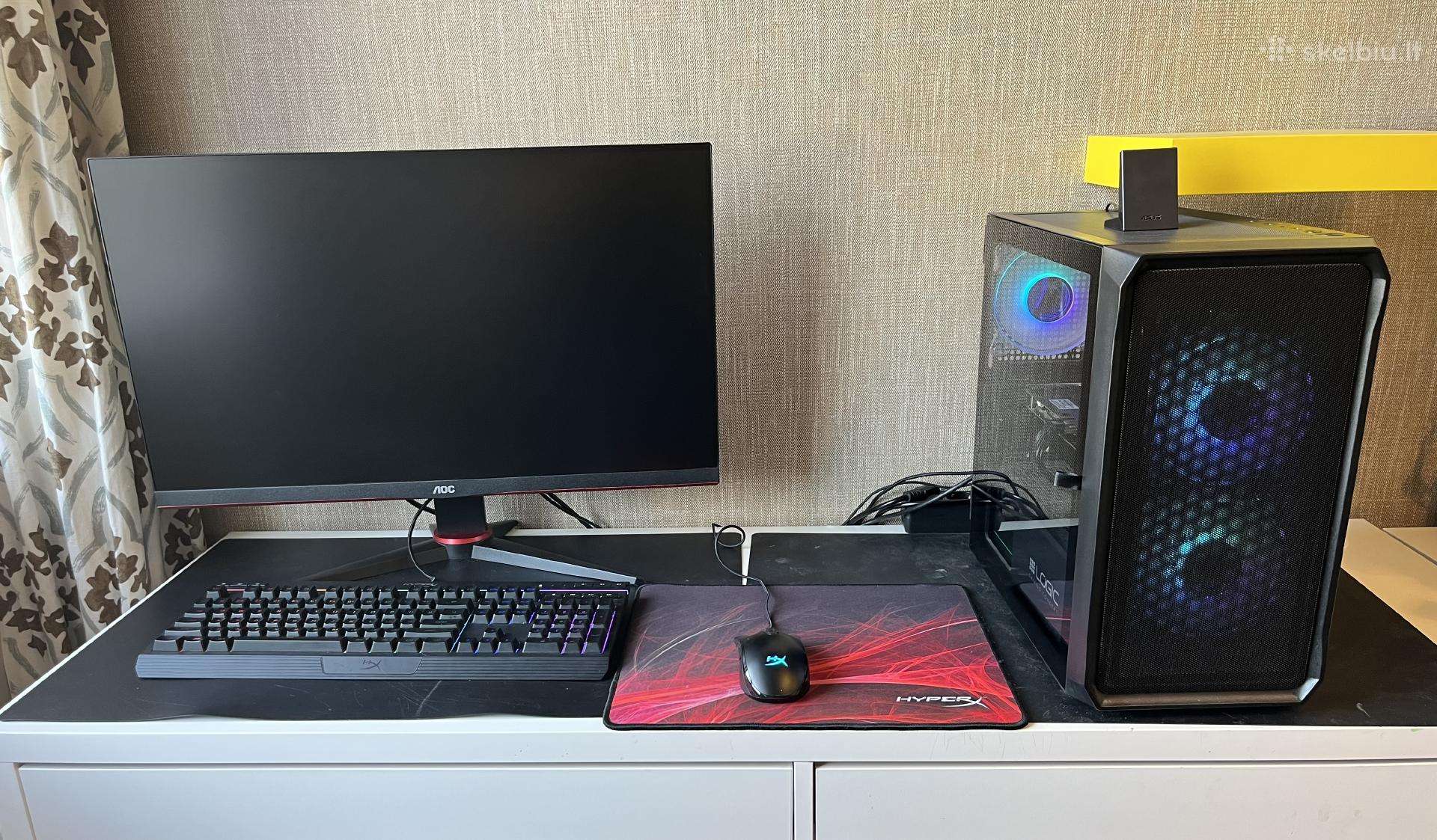 Pc gaming setupas