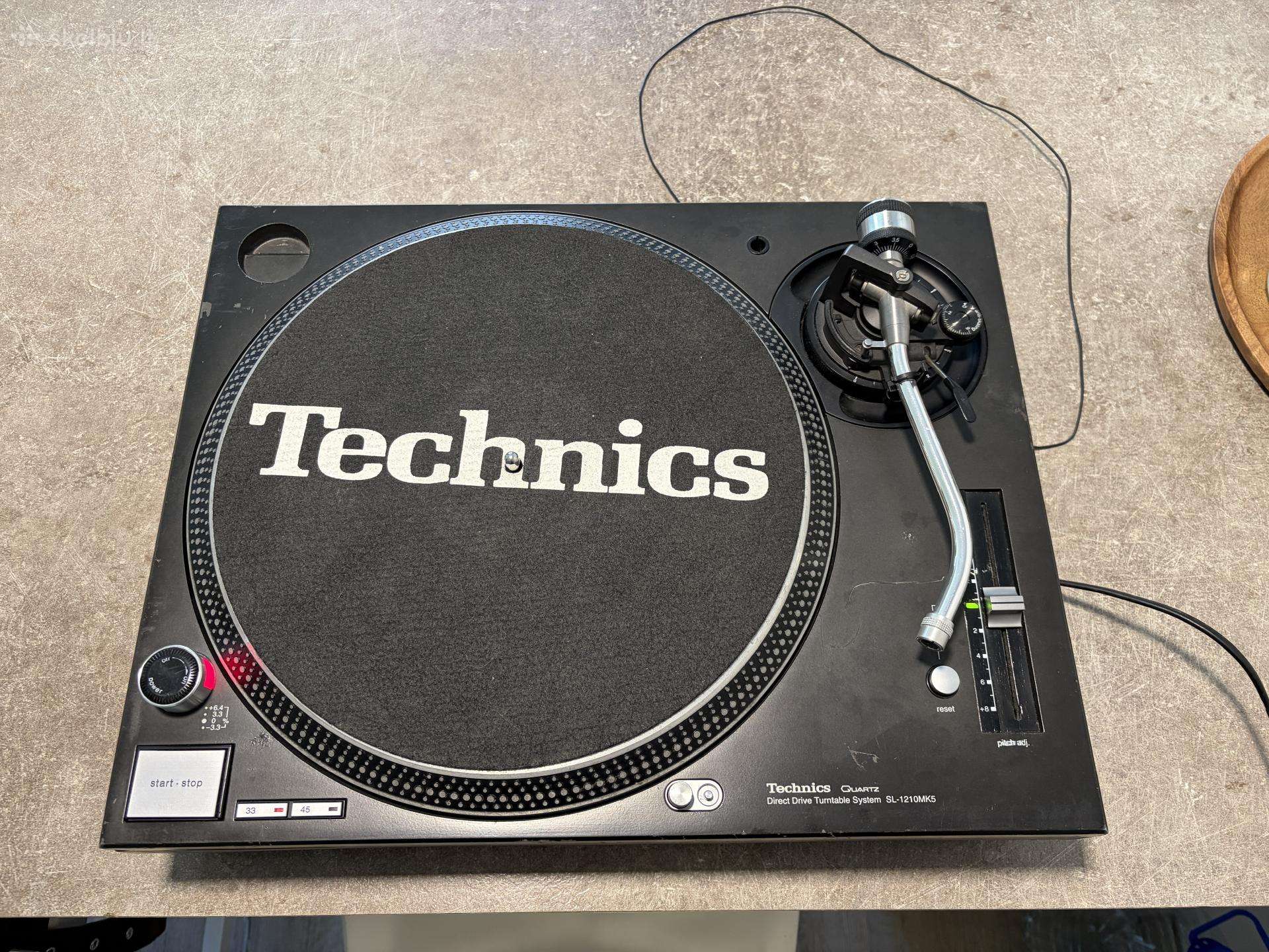 Technics SL-1210 Mk5 patefonas