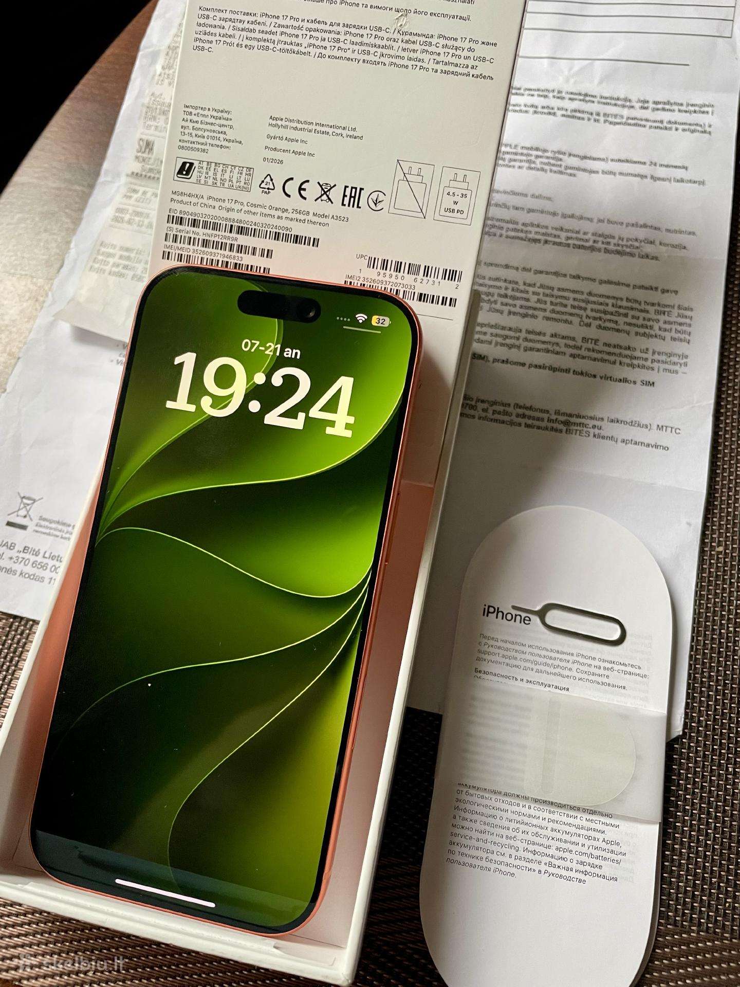 17 Pro (256gb) iPhone Apple