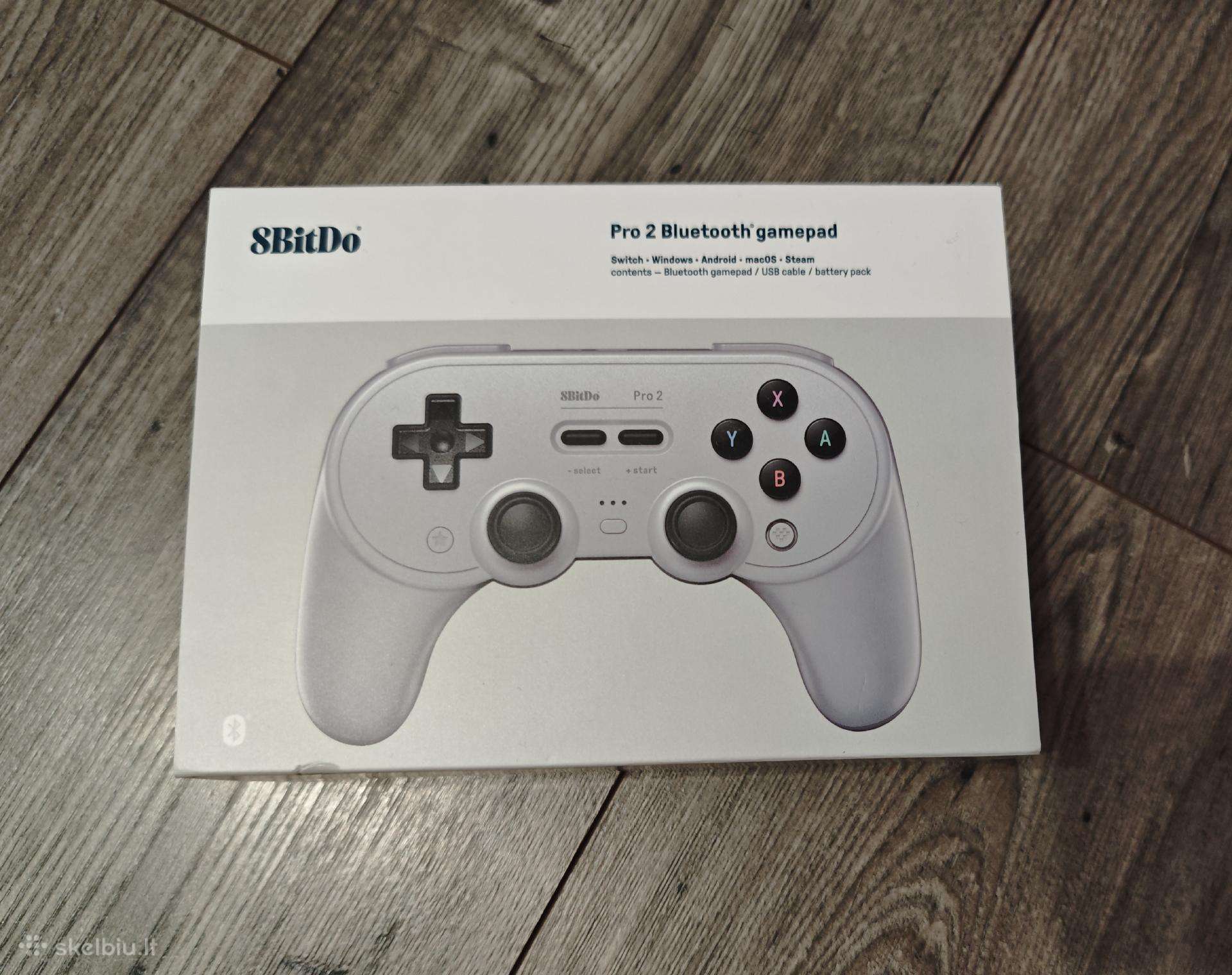 8bitdo Pro 2 Bluetooth pultelis