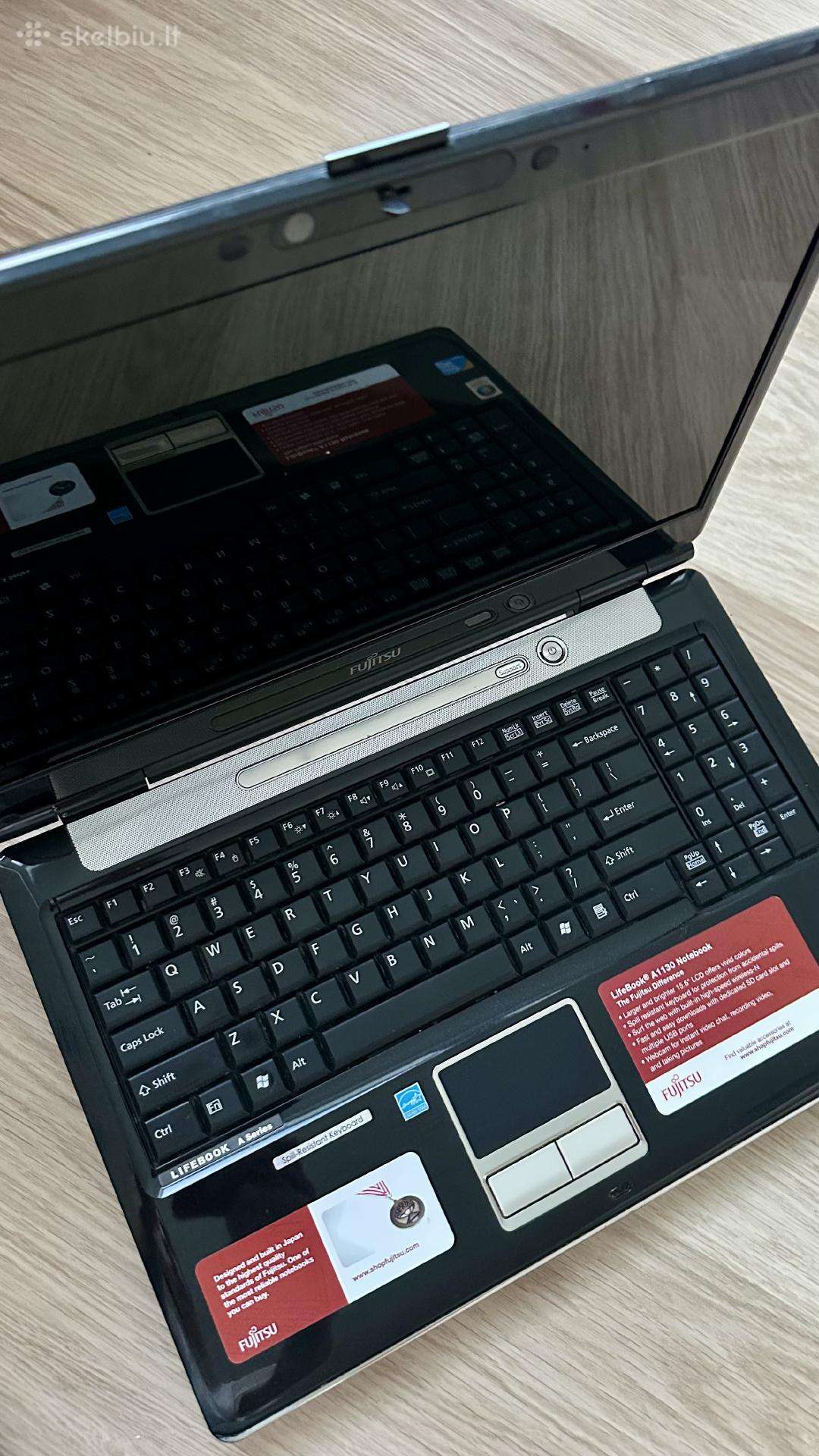 Fujitsu laptop, 2009m.