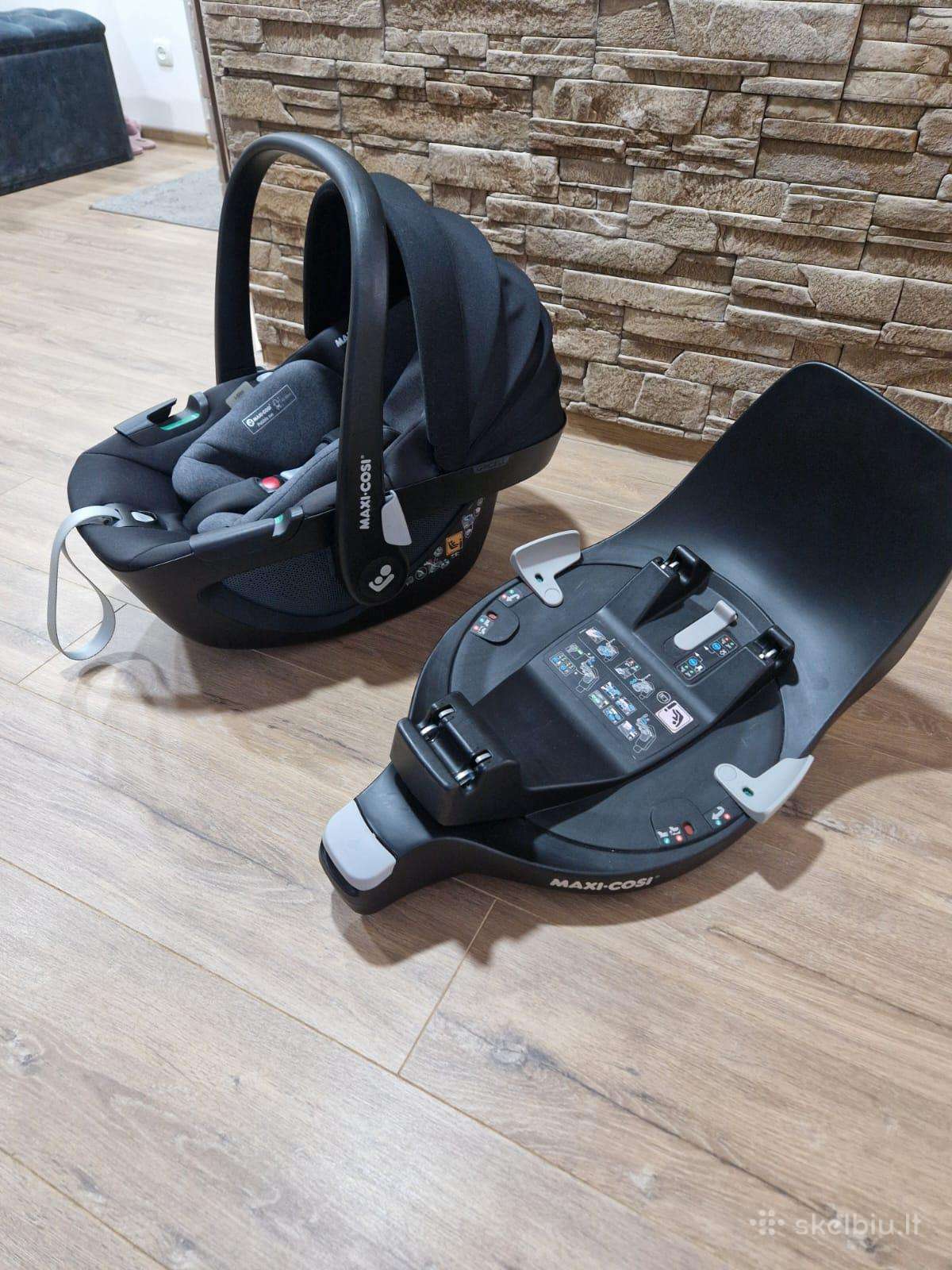 Maxi-cosi Pebble 360 kartu su Familyfix 360 Isofix