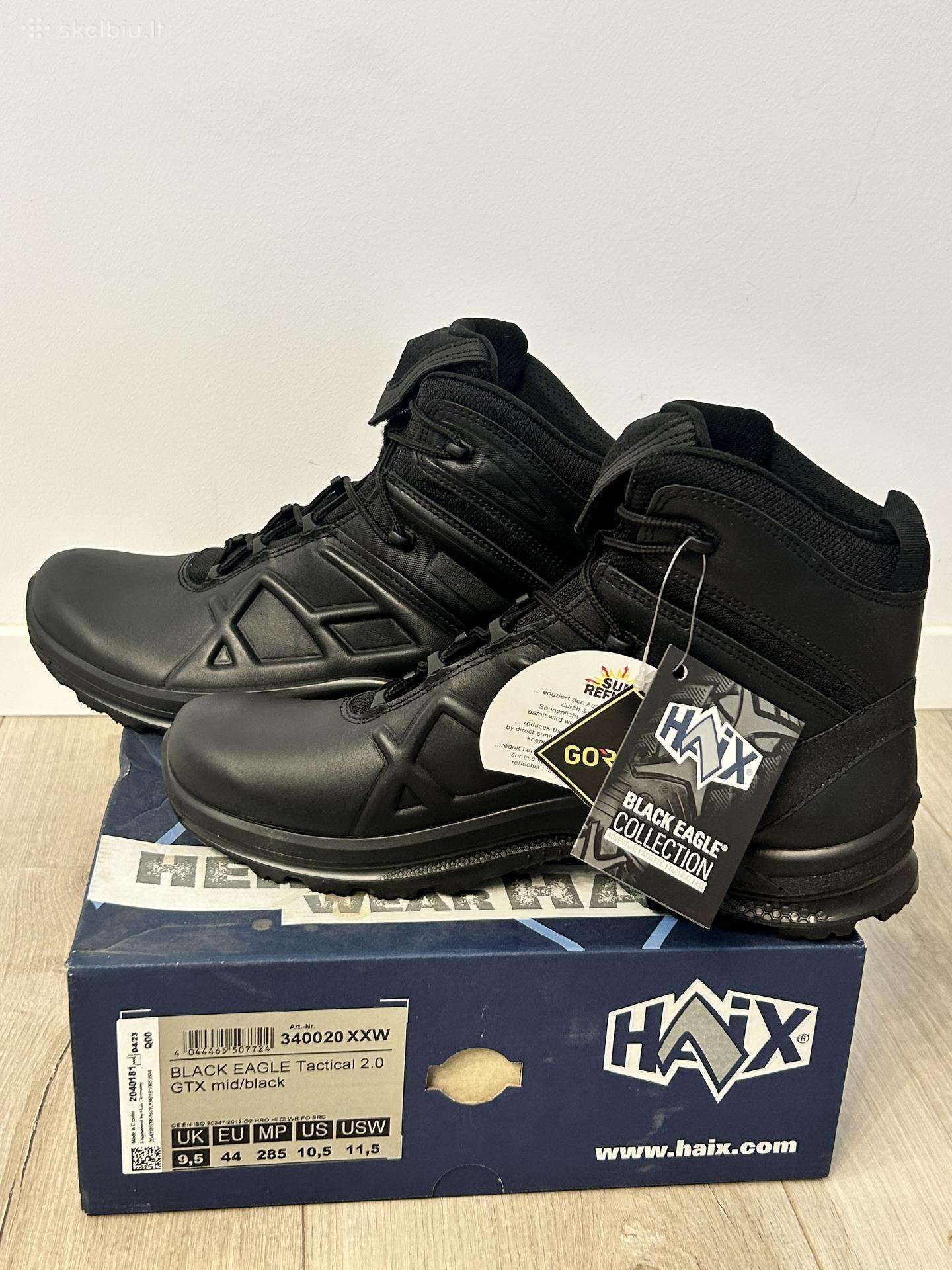 Haix Black Eagle Tactical 2.0 Gtx 44 dydis