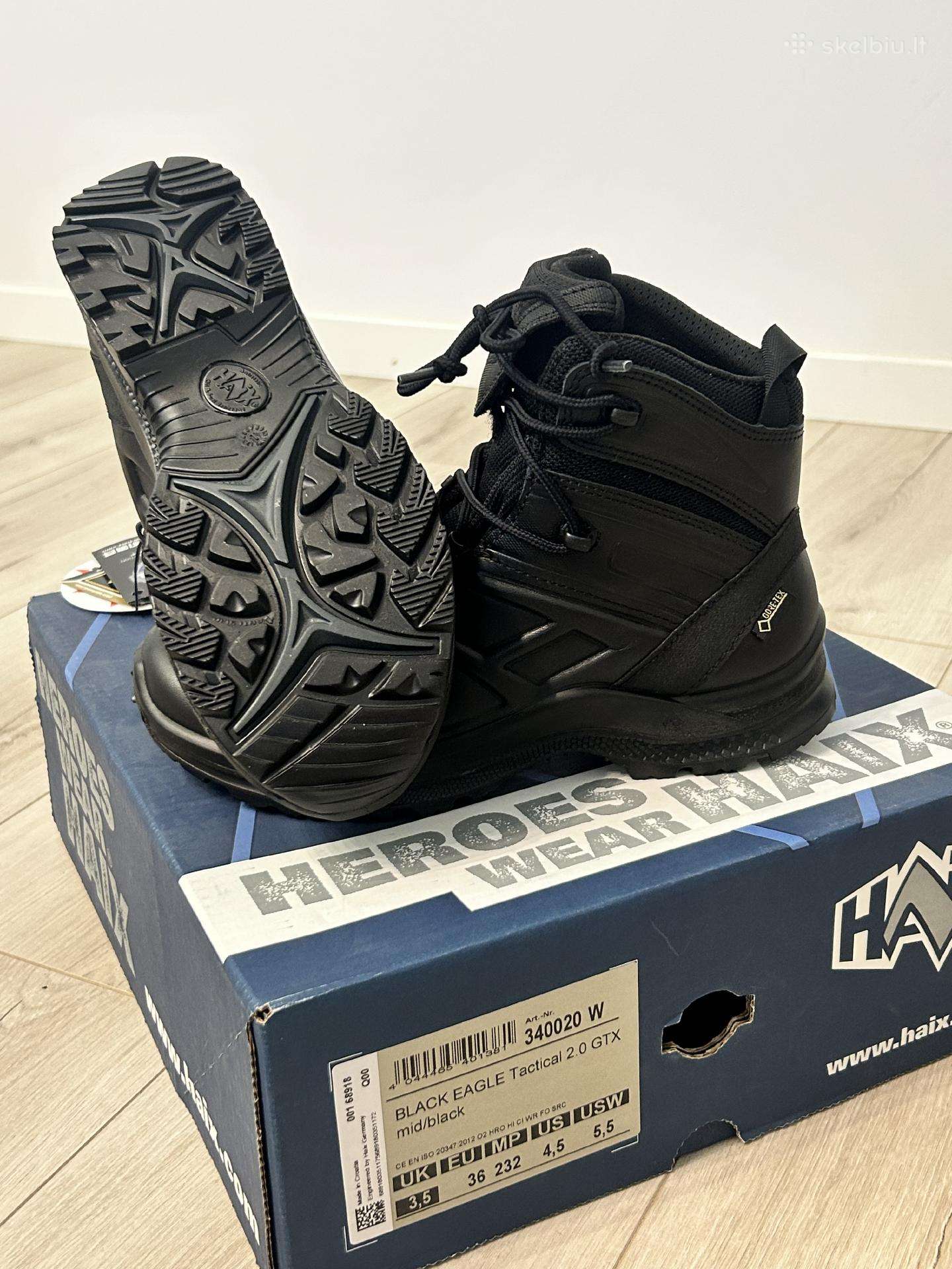 Haix Black Eagle Tactical 2.0 Gtx 36 dydis