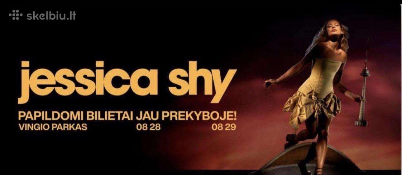 Jessica Shy koncerto bilietai 2026-08-29