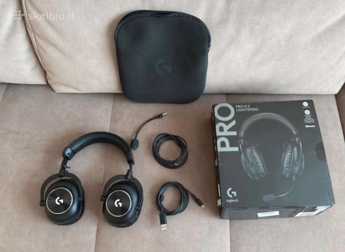 Logitech Pro X2 belaidės ausinės
