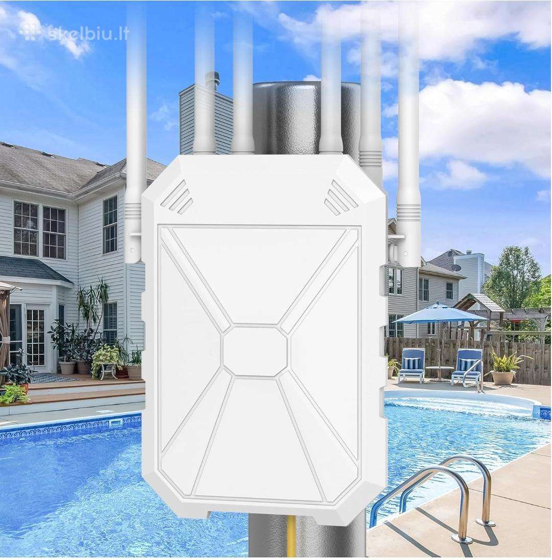 Wavlink ax1800 lauko Wi-fi 6 signalo stiprintuvas