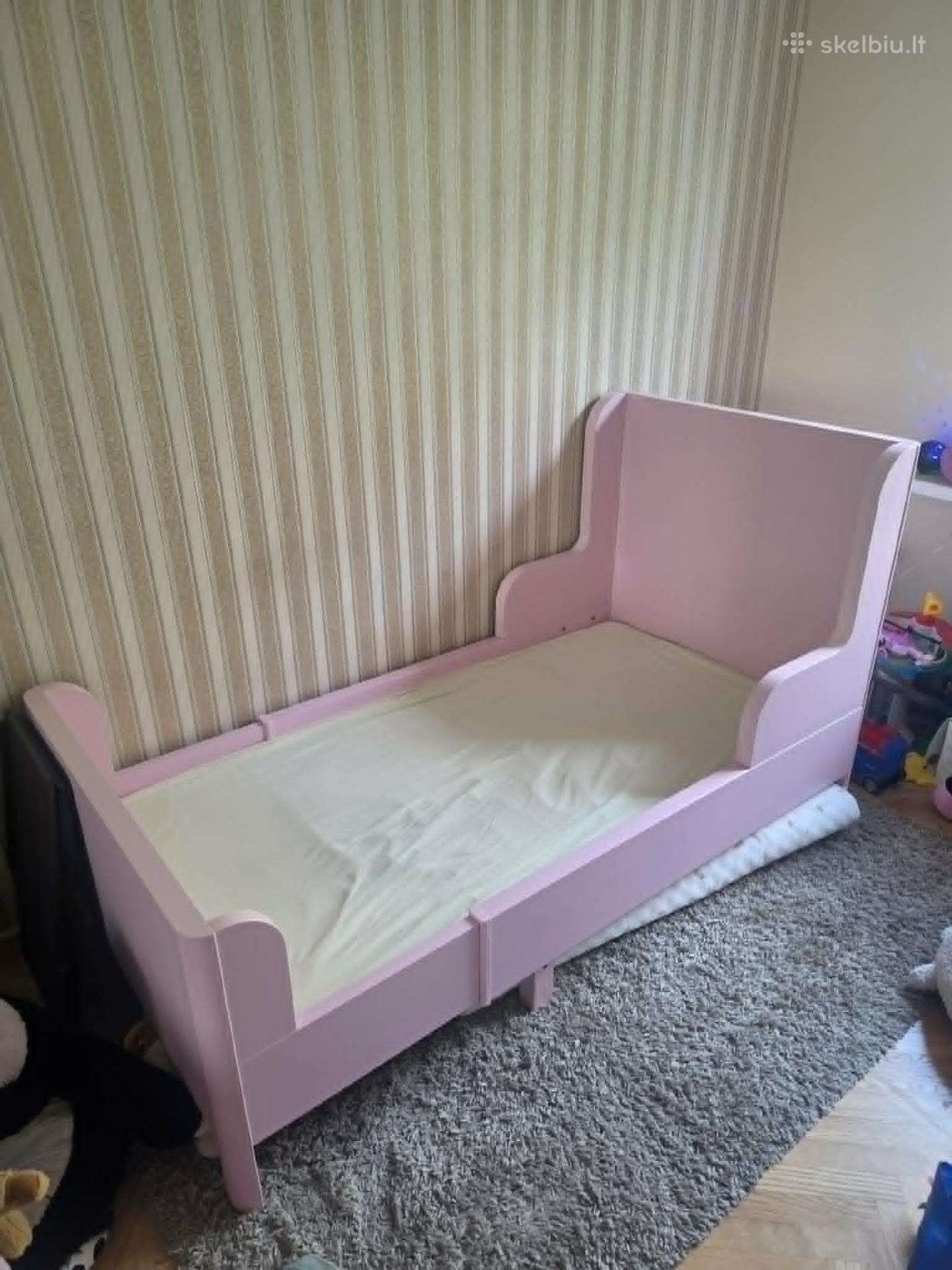 Vaikiška Ikea lova Busunge + čiužinys