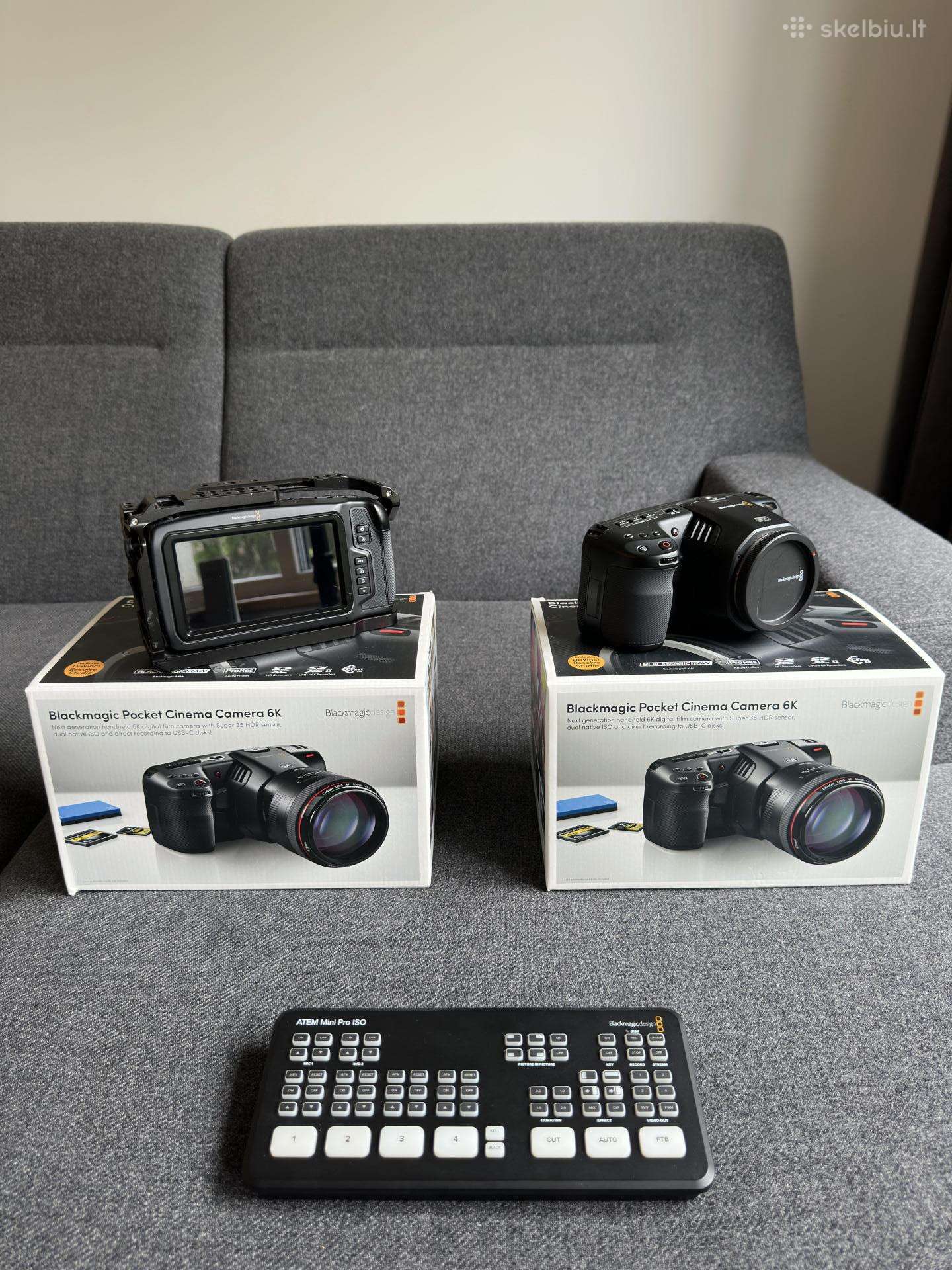 Blackmagic Pocket Cinema Camera 6k (Bmpcc 6k) 2x