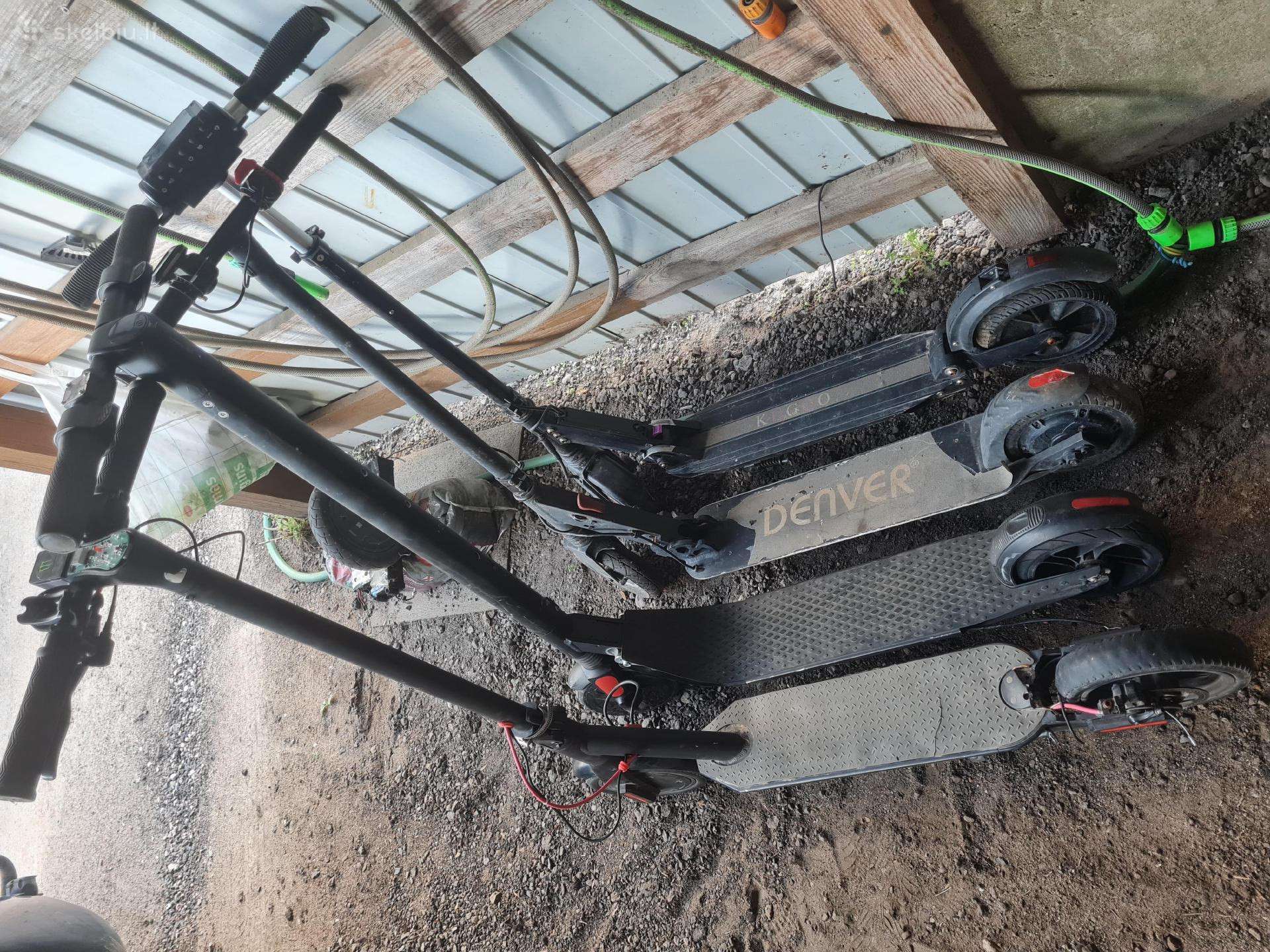 Elektrinius paspirtukus 4v visus arba dalimis