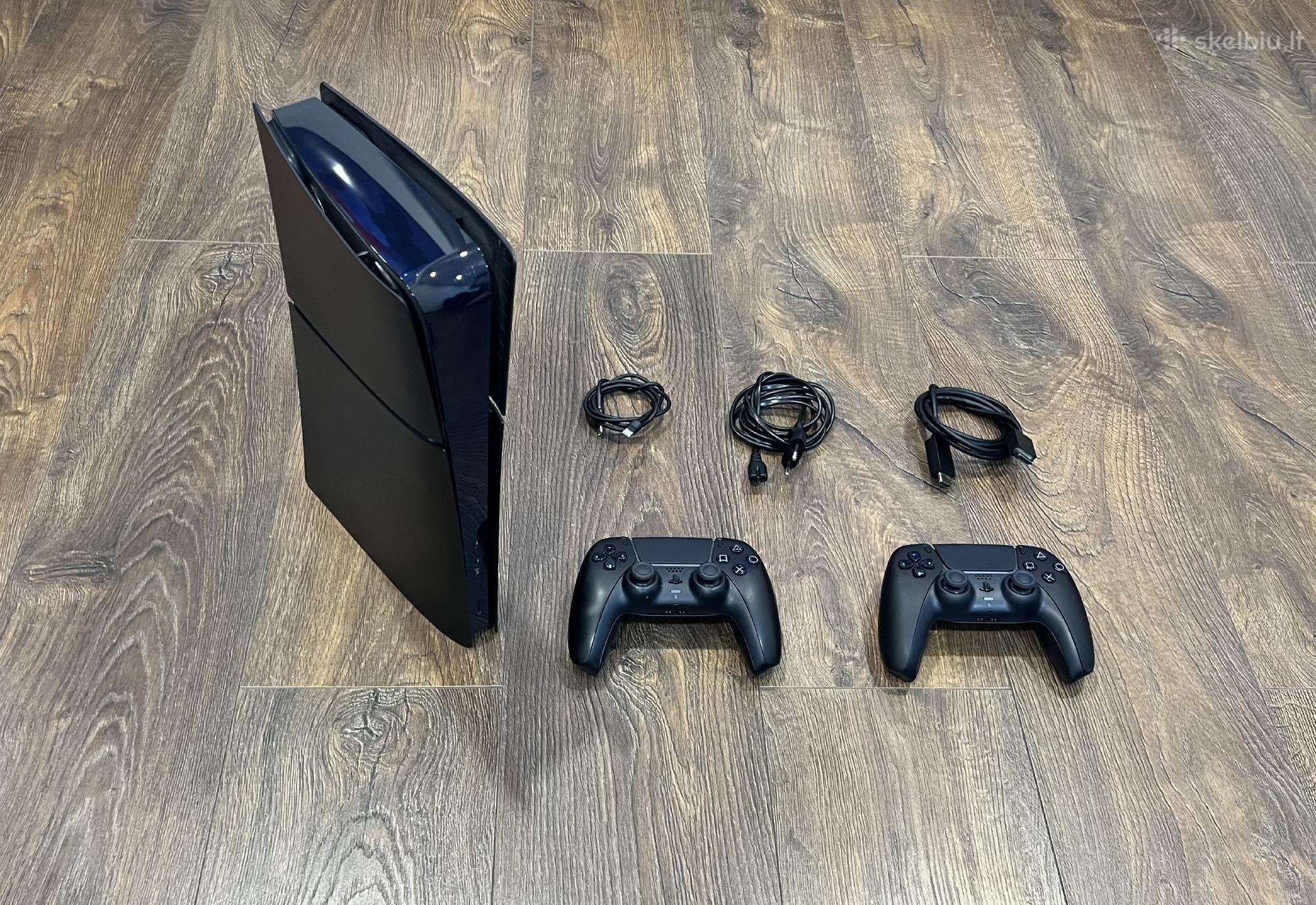 Playstation 5 Slim Digital Edition Juoda 2 pultai