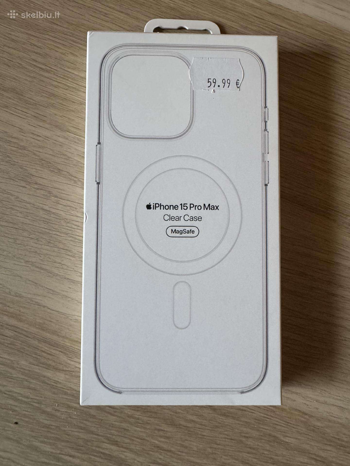 Naujas originalus iPhone 15 Pro Max Clear Case