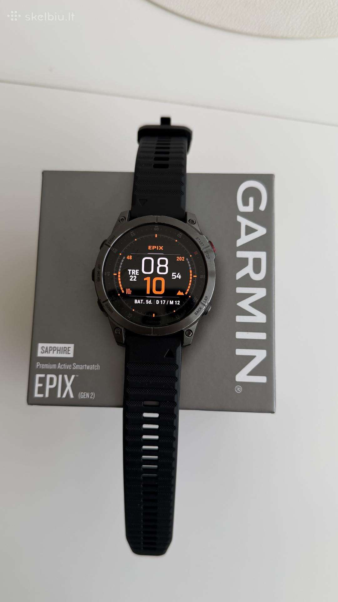 Išmanusis Garmin Epix2 Sapphire laikrodis