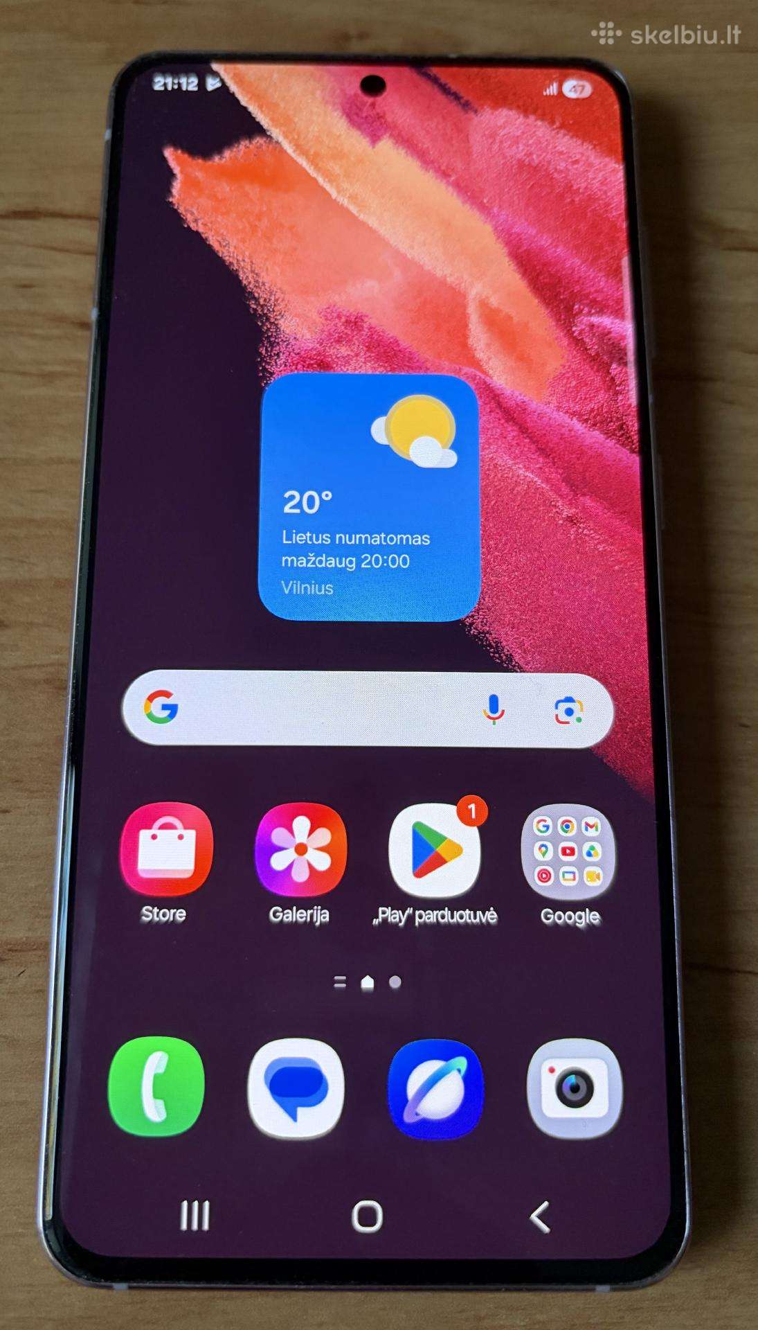 Samsung Galaxy S21 rožinis 8 GB / 128 GB