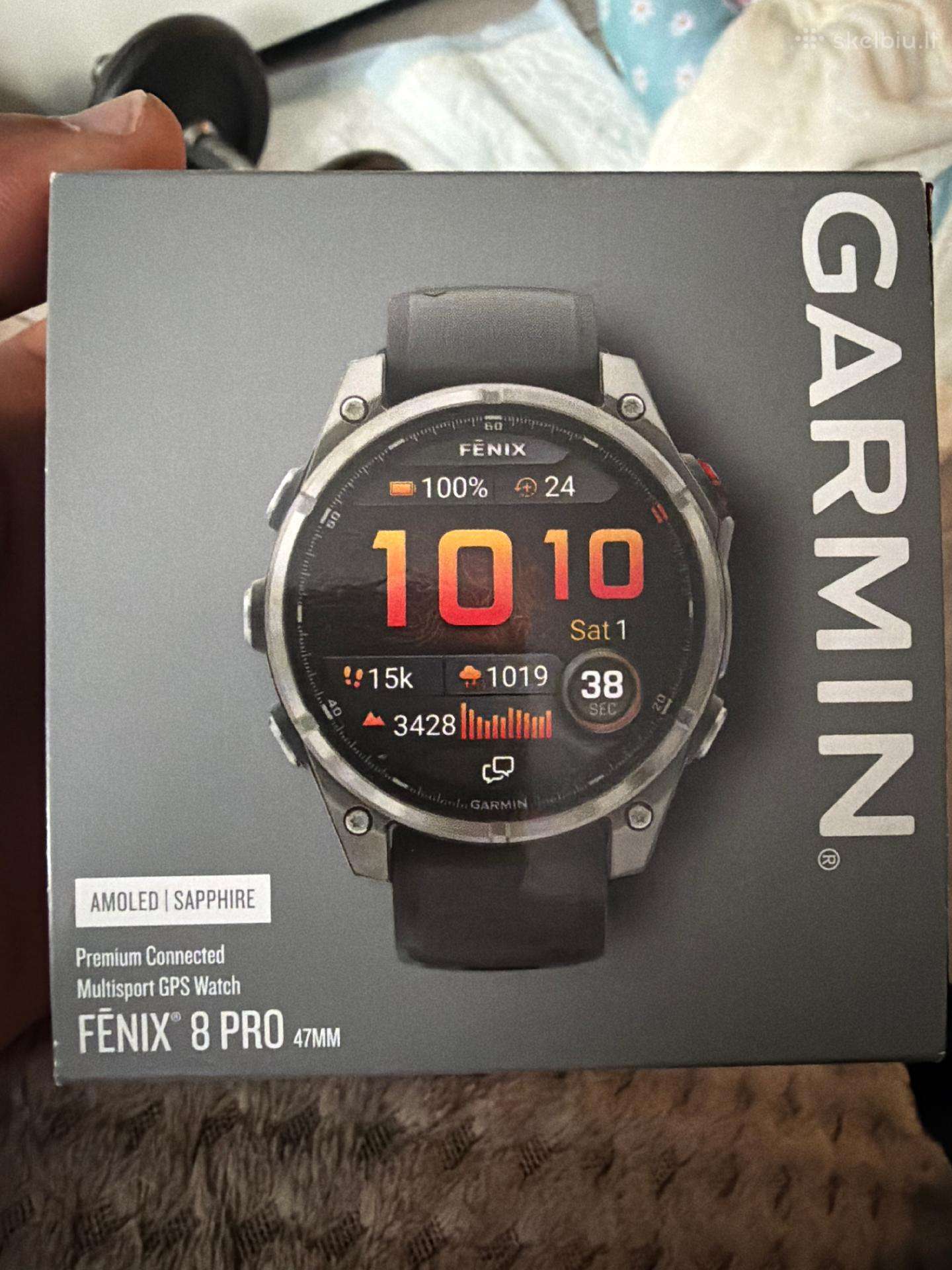 Parduodu Garmin fenix 8 Pro Amoled 47mm