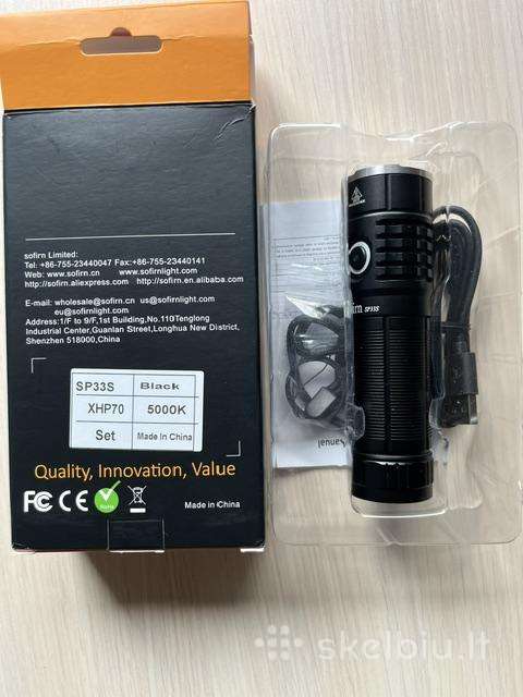 Prozektorius Sofirn Sp33s ir kiti