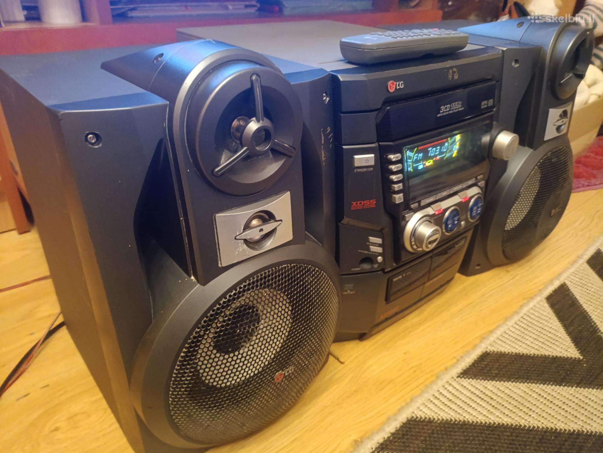 Geras LG Centras CD,aux,mc,fm,pultas