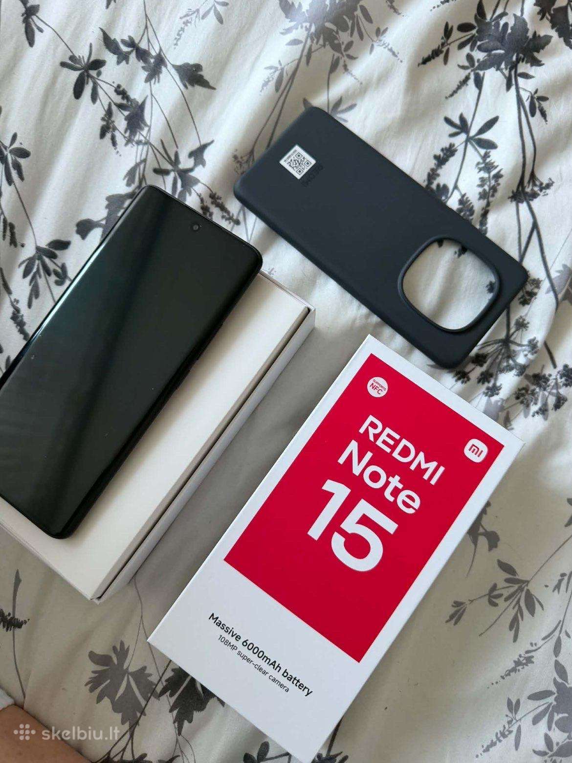 Parduodamas naujas, Redmi note 15