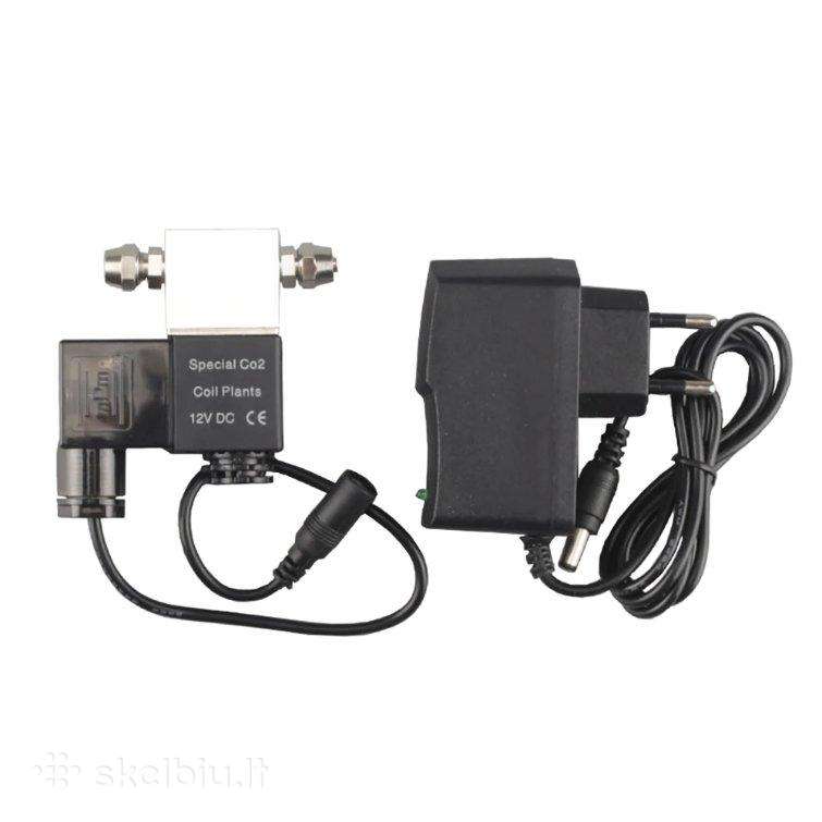 Akvariumo Co2 magnetinis vožtuvas, solenoidas