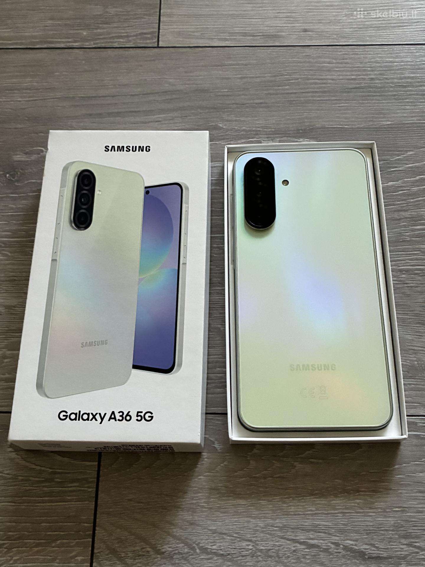 Naudotas Samsung A36 5G 128 GB su garantija