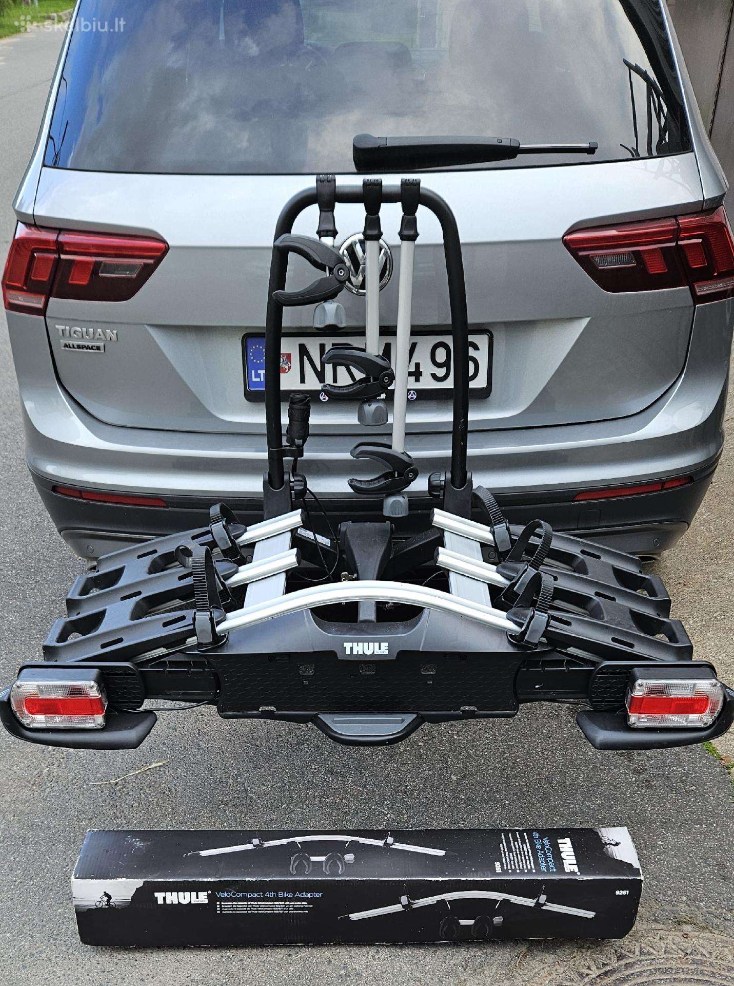 Parduodu Thule 927 4 dviračių laikiklį ant kablio