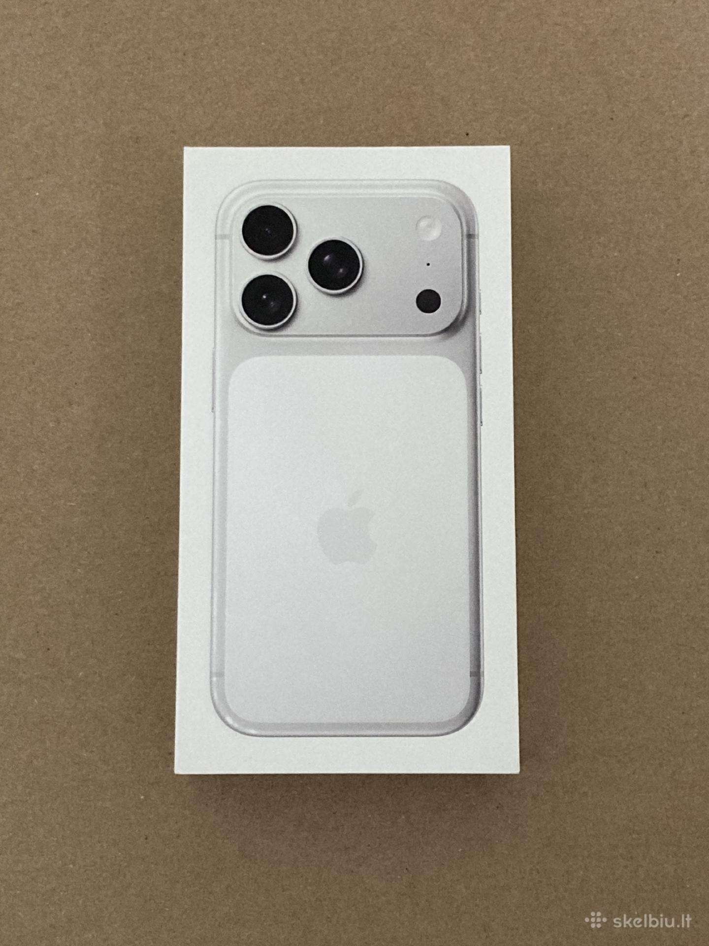 Naujas iPhone 17pro Silver 256gb