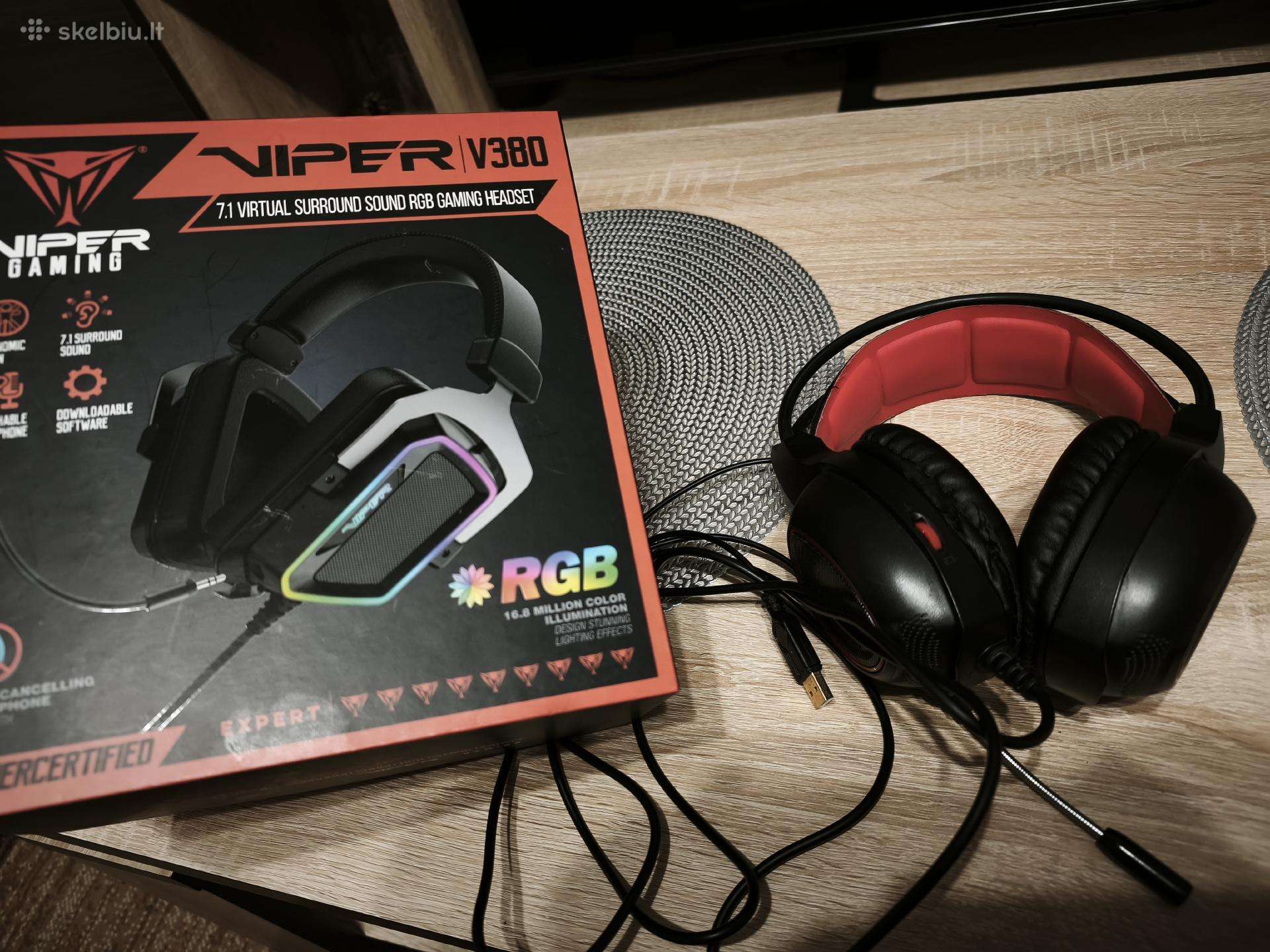 Gaming Ausinės Patriot Viper v380
