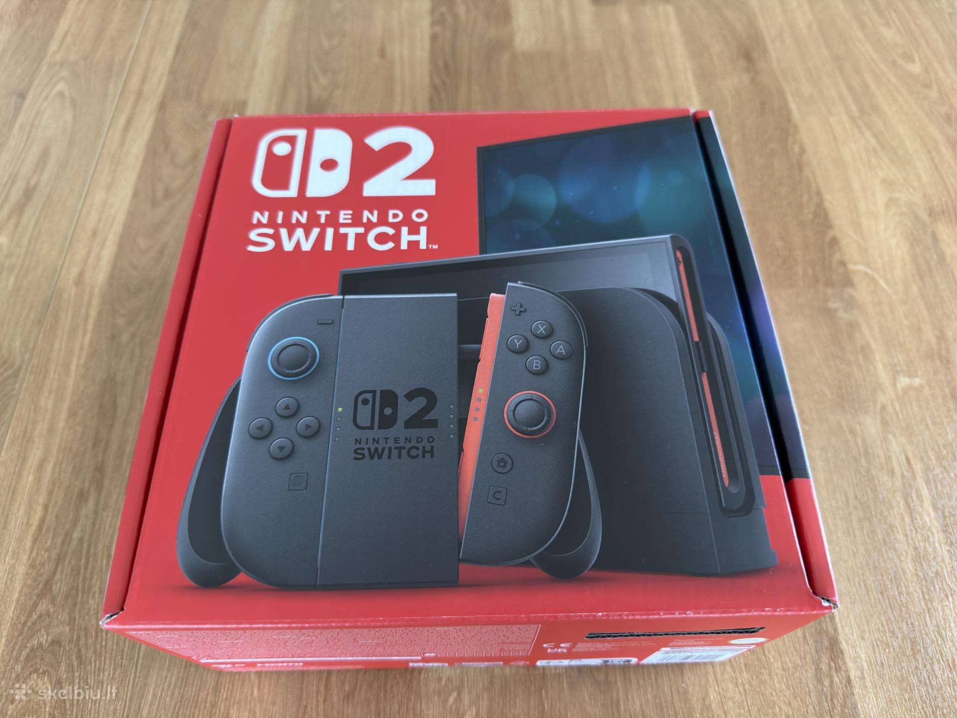 Nintendo switch 2 + Nešiojimo dėklas