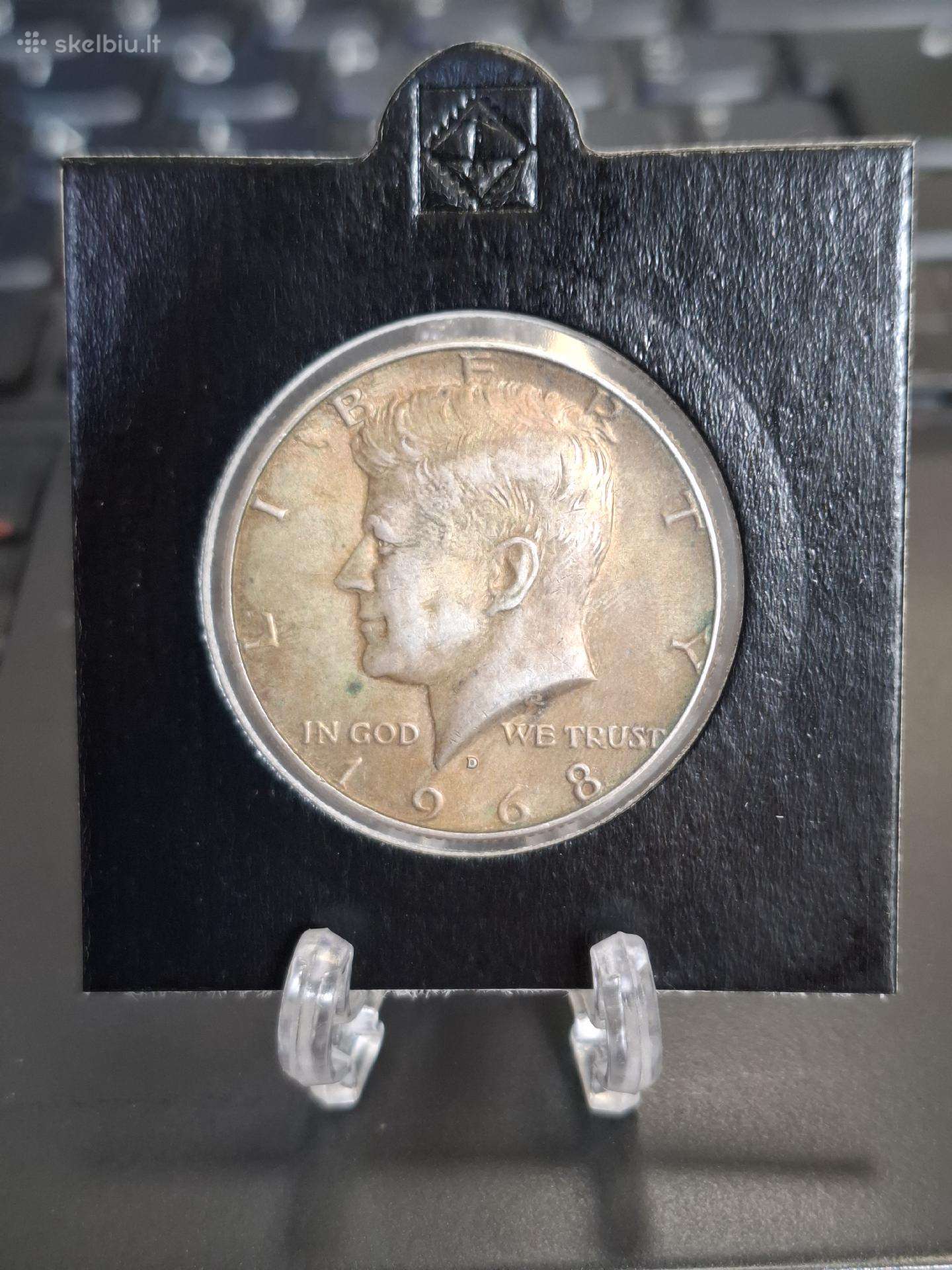 JAV 1967 Kennedy Pusė dolerio
