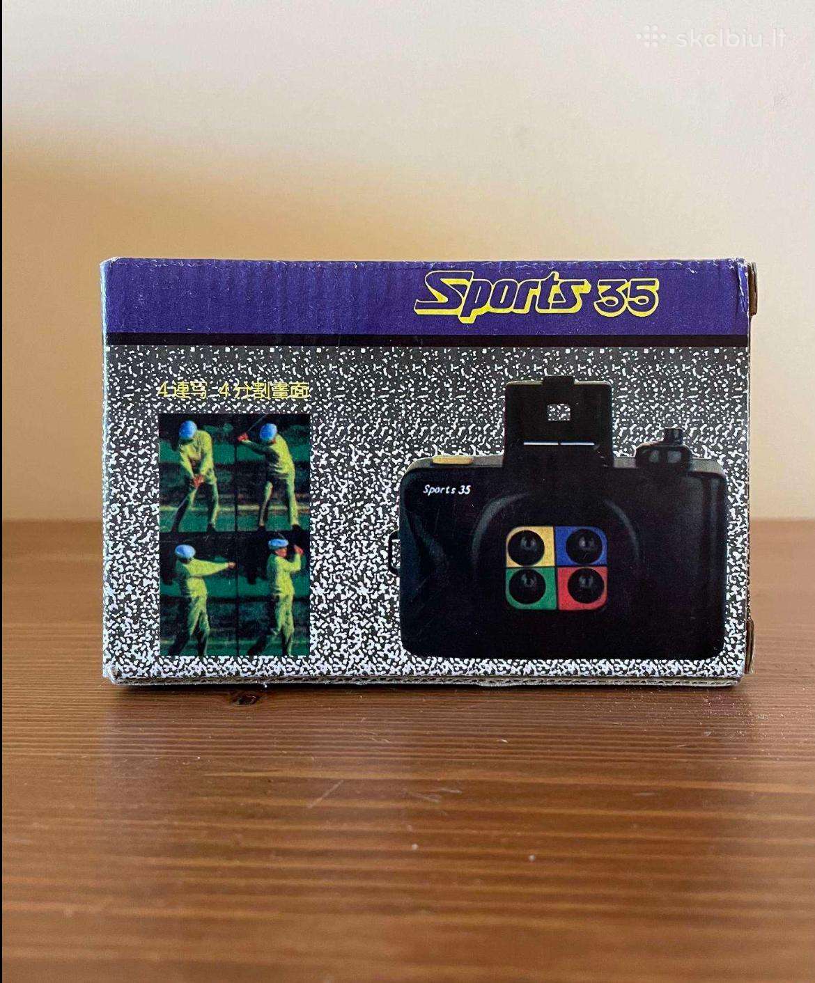 Naujas Sports 35 mini juostinis fotoaparatas
