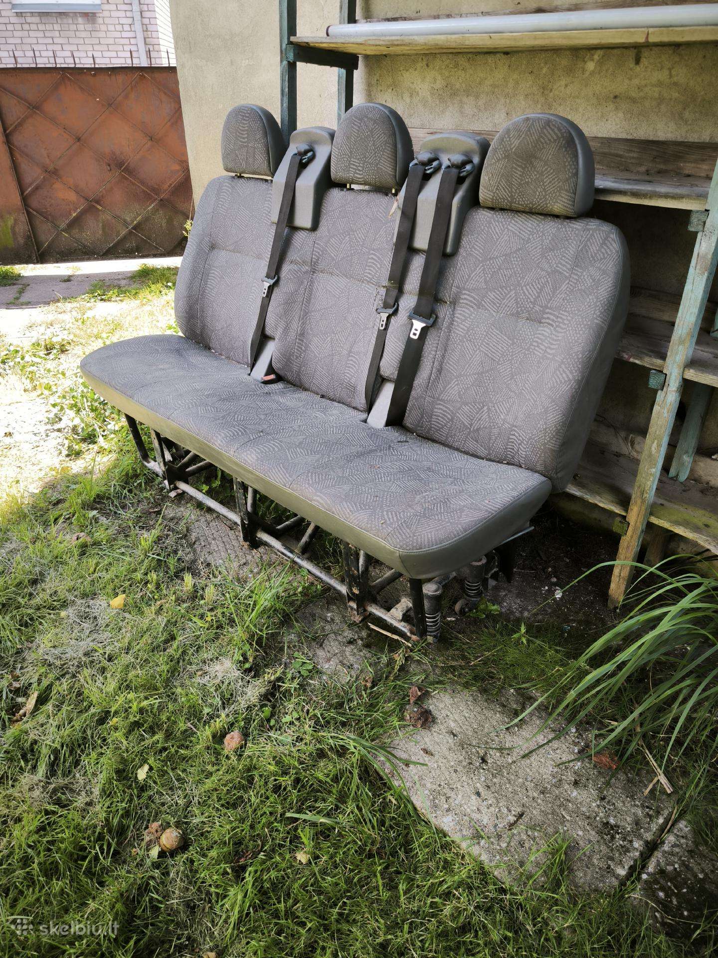 Ford Transit sėdynės. 3 guba ir vienguba