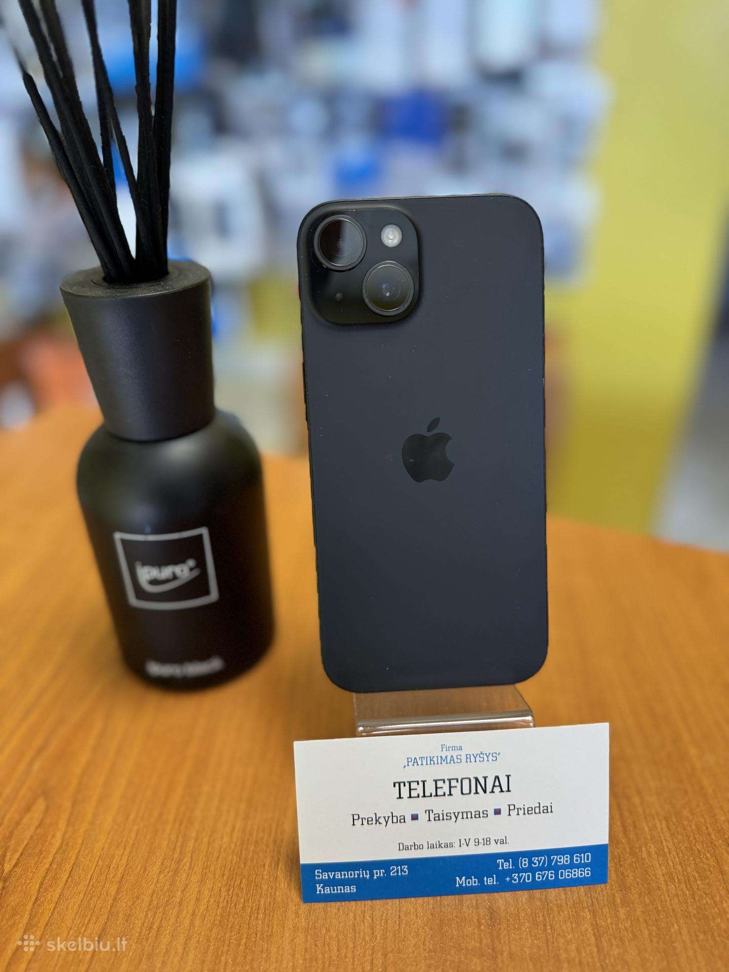 iPhone 15 Black 128gb Su Garantija
