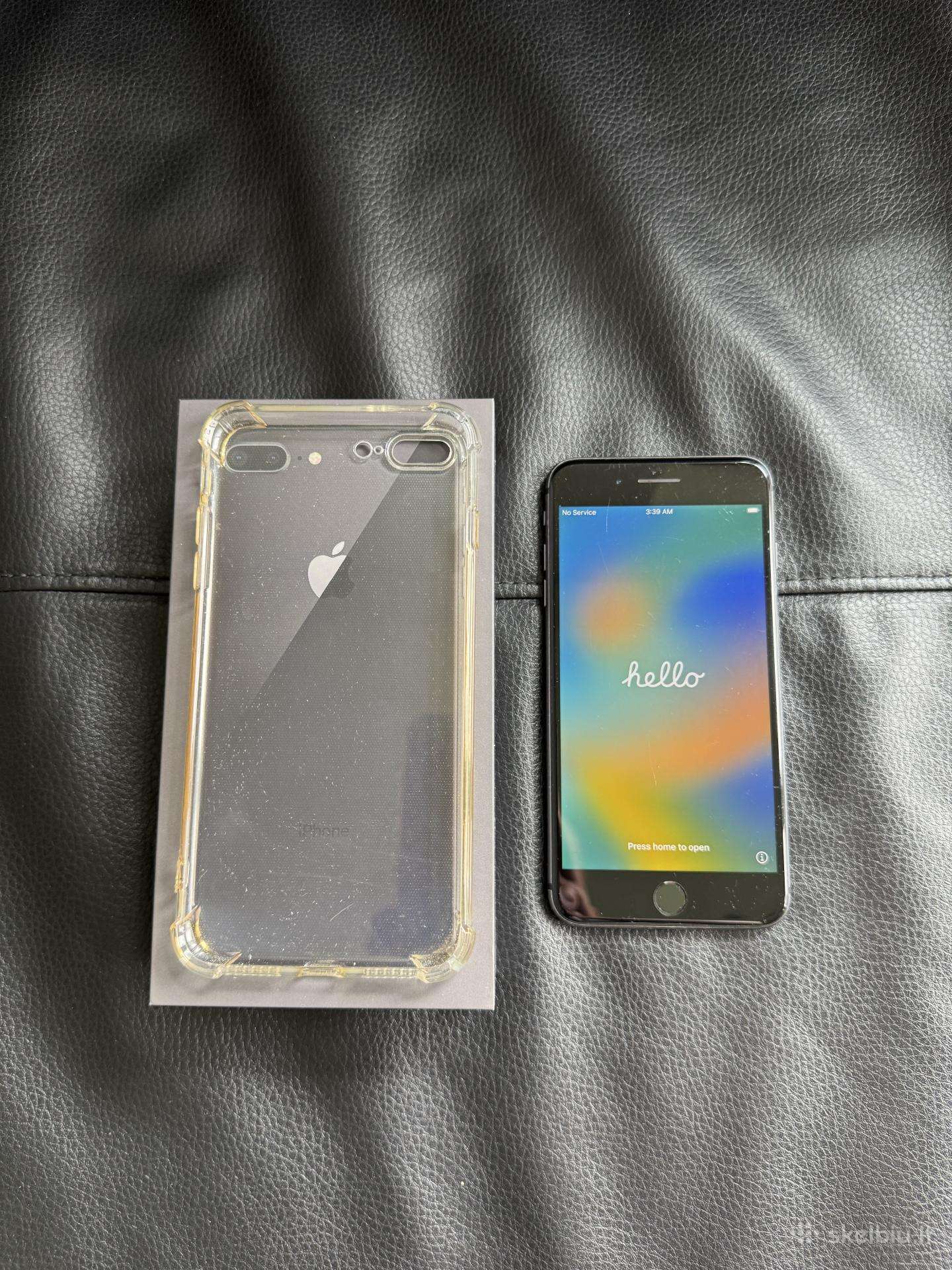 iPhone 8 Plus 64gb pilnas komplektas