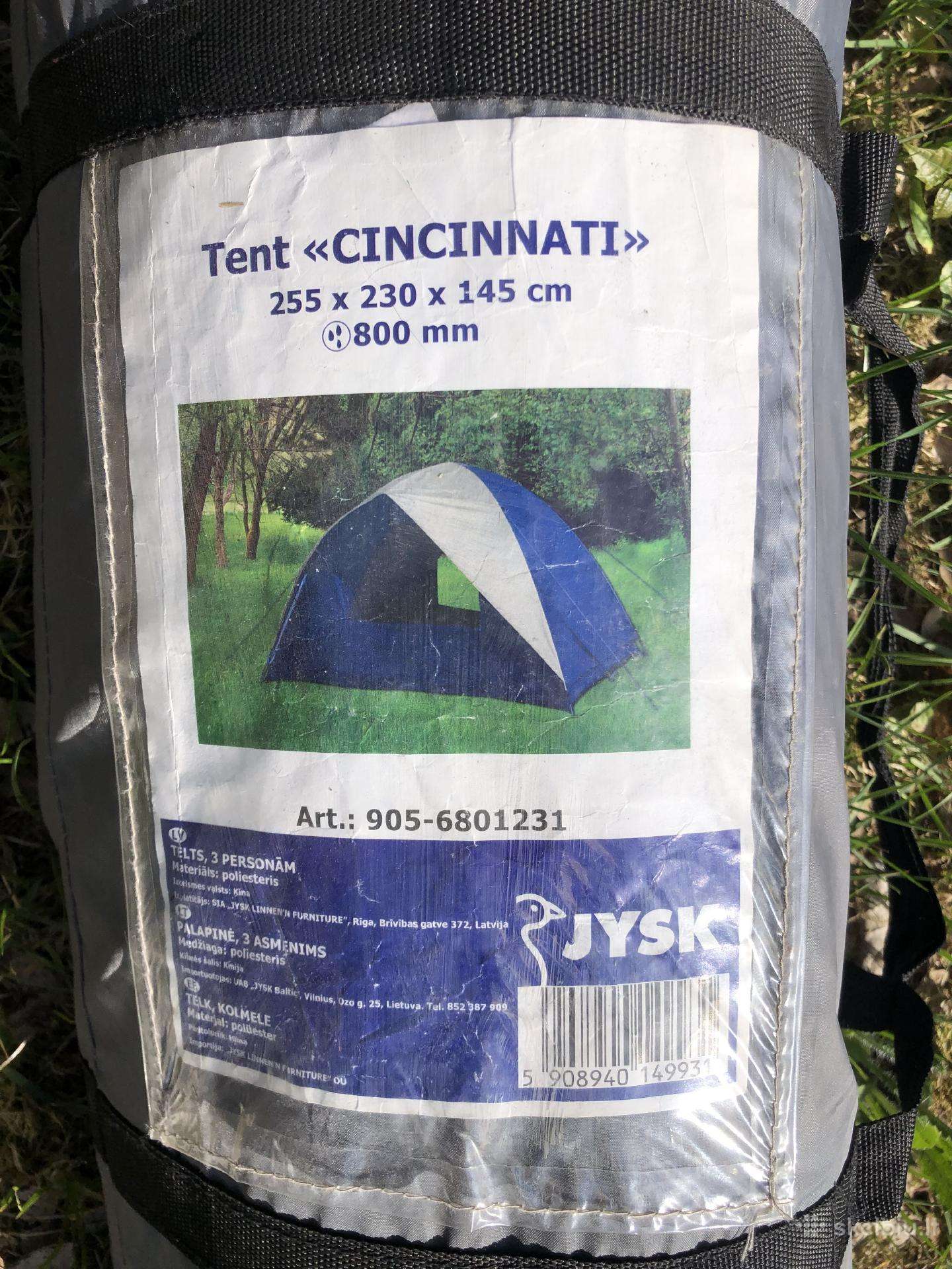 Palapinė triviete Jysk “cincinnati
