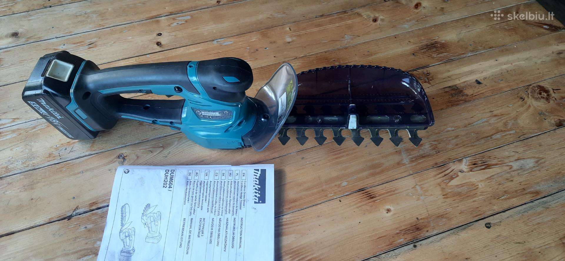 Makita Dum604 18v žolės ir krūmų žirklės
