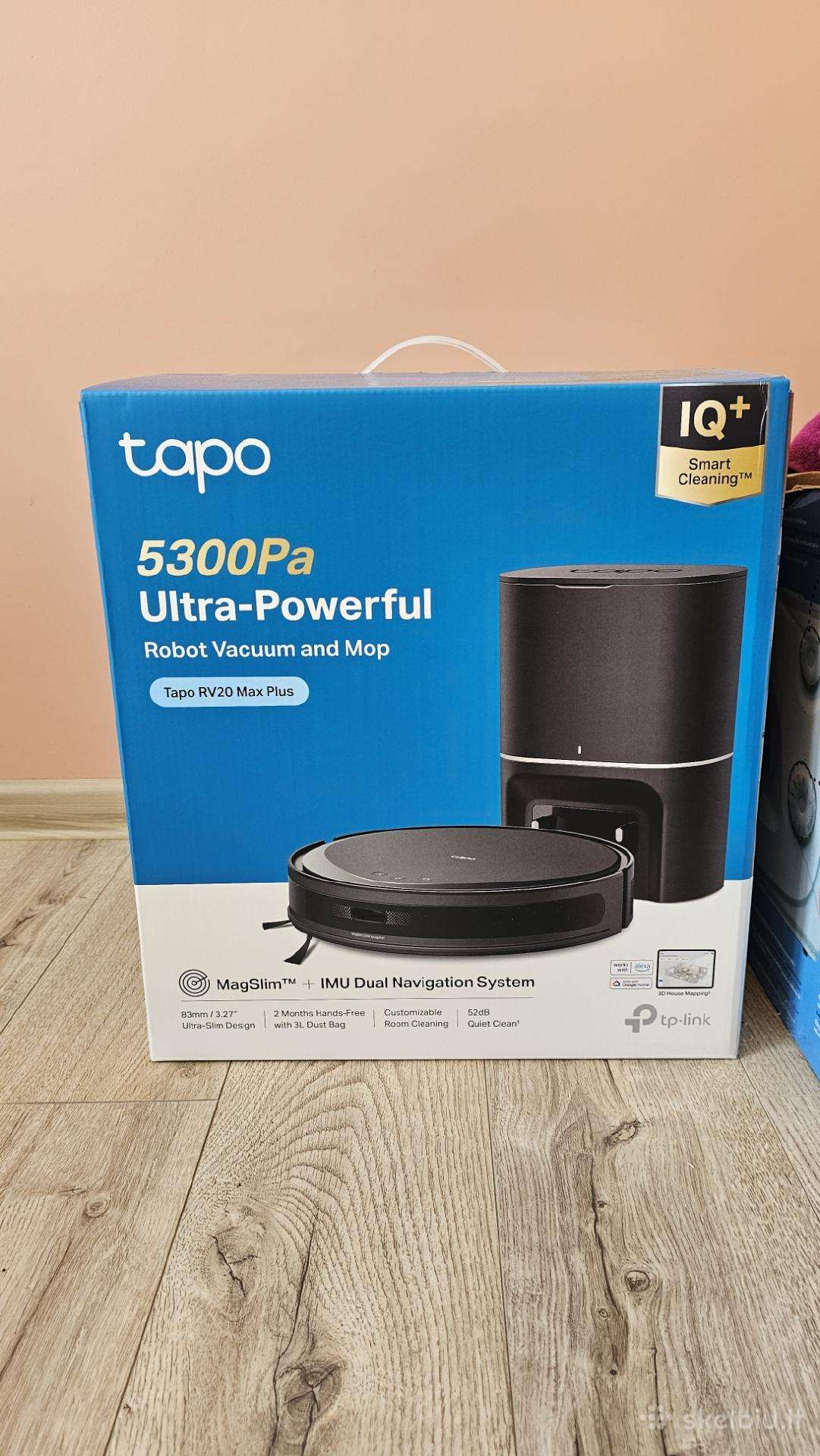 Dulkių siurblys Tp-link Tapo Rv20 Max Plus
