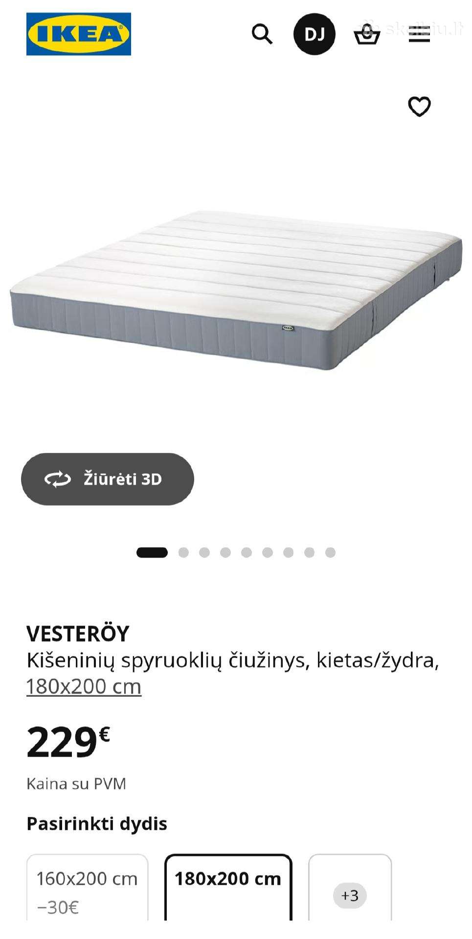 Ikea čiužinys