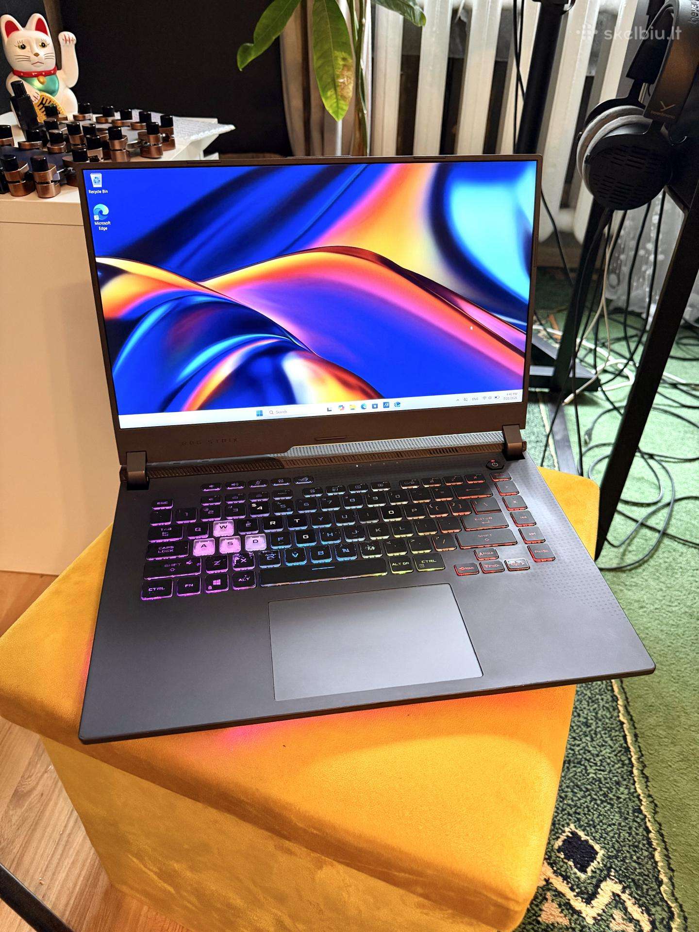 Galingas Asus Rog Strix G15 nešiojamas kompiuteris